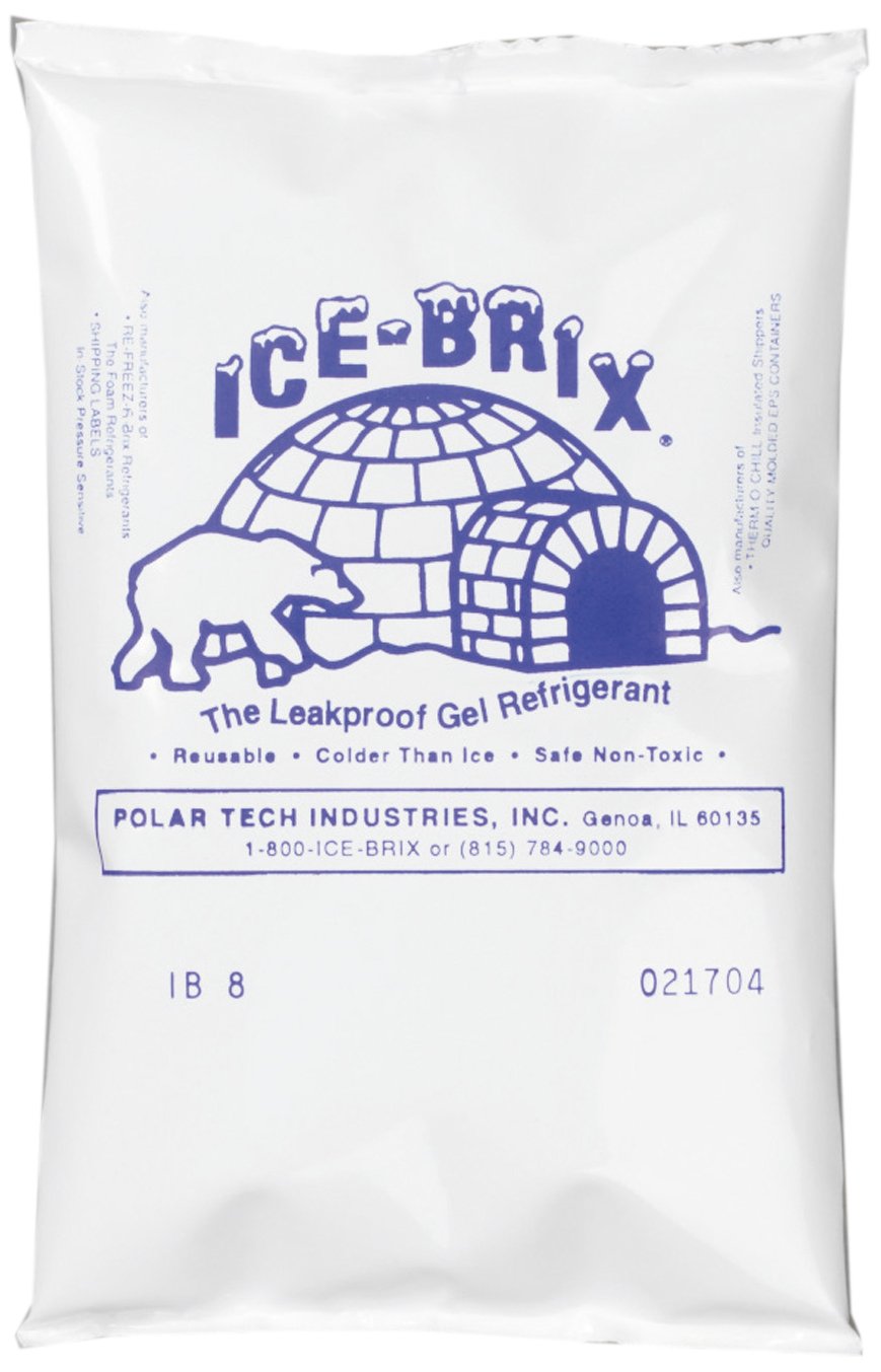 Polar Tech Ice-Brix Cold Packs 6oz 48-Pack