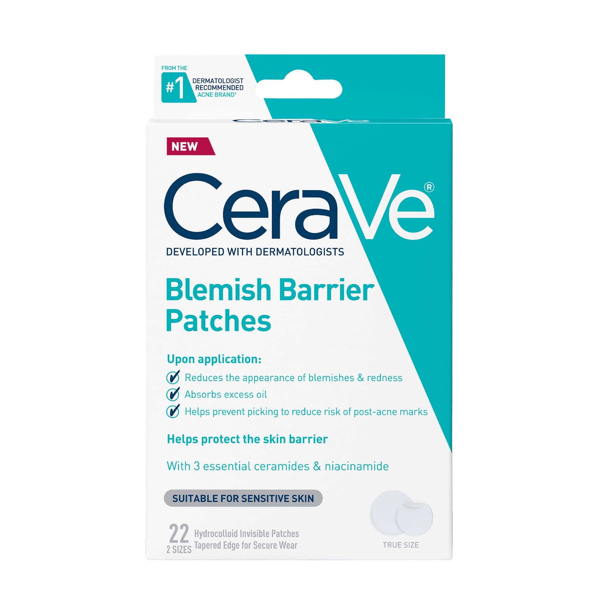 CeraVe Hydrocolloid Blemish Patches 22ct