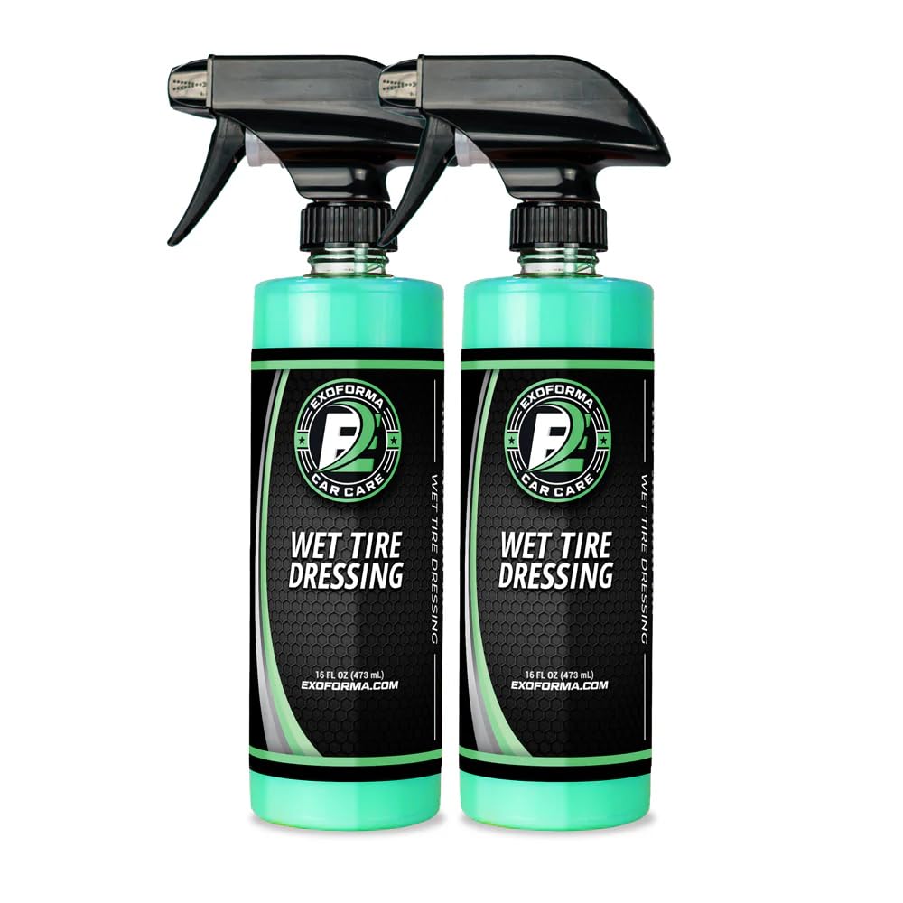 ExoForma Wet Tire Shine Spray 16oz 2-Pack