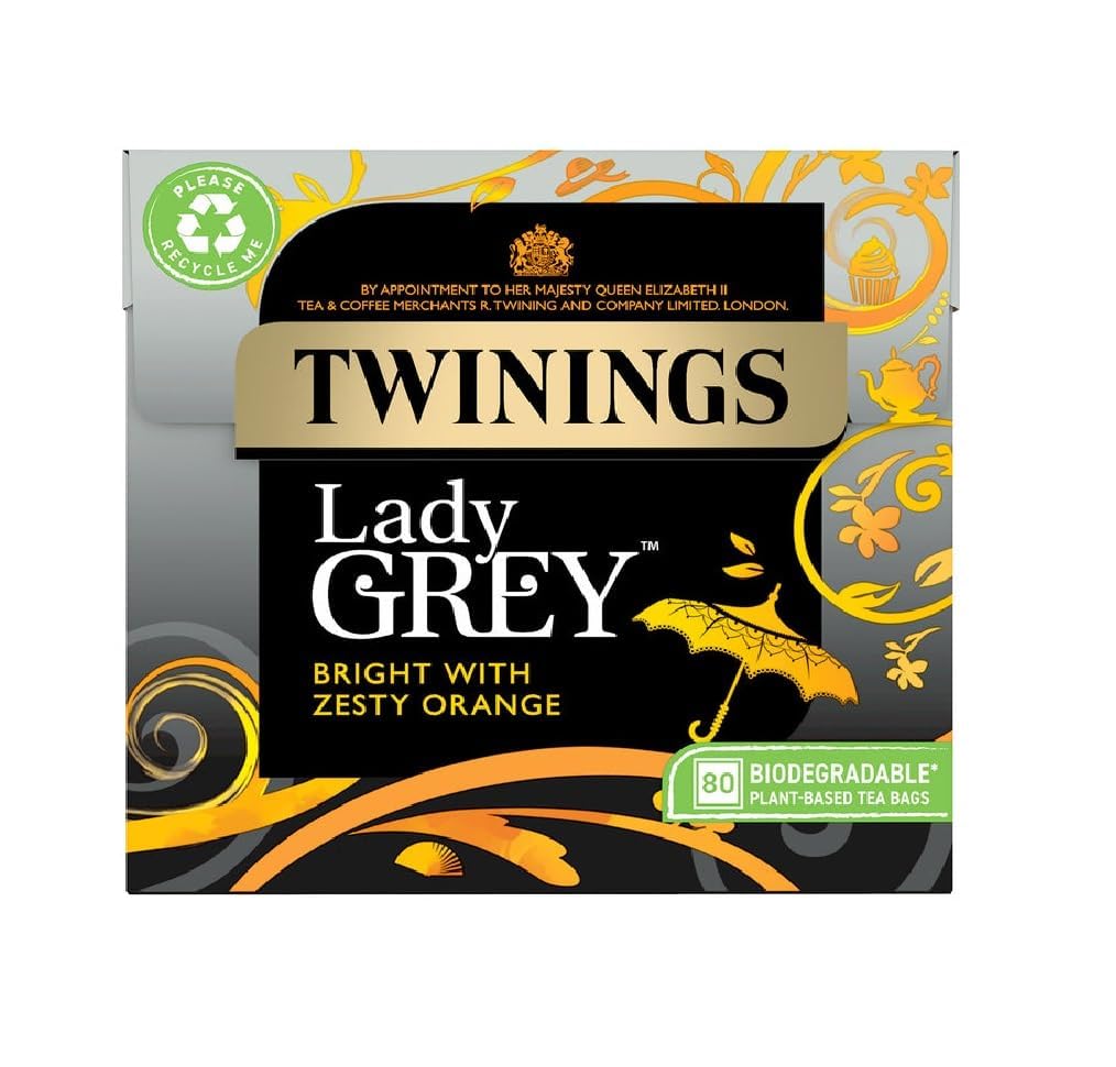 Twinings - Lady Grey Zesty, Orange & Bright - 80 Tea Bags