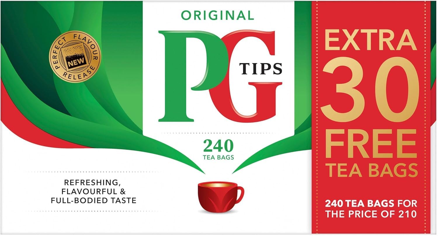 Pg Tips Tea Bags, 240 Count, Pack of 2