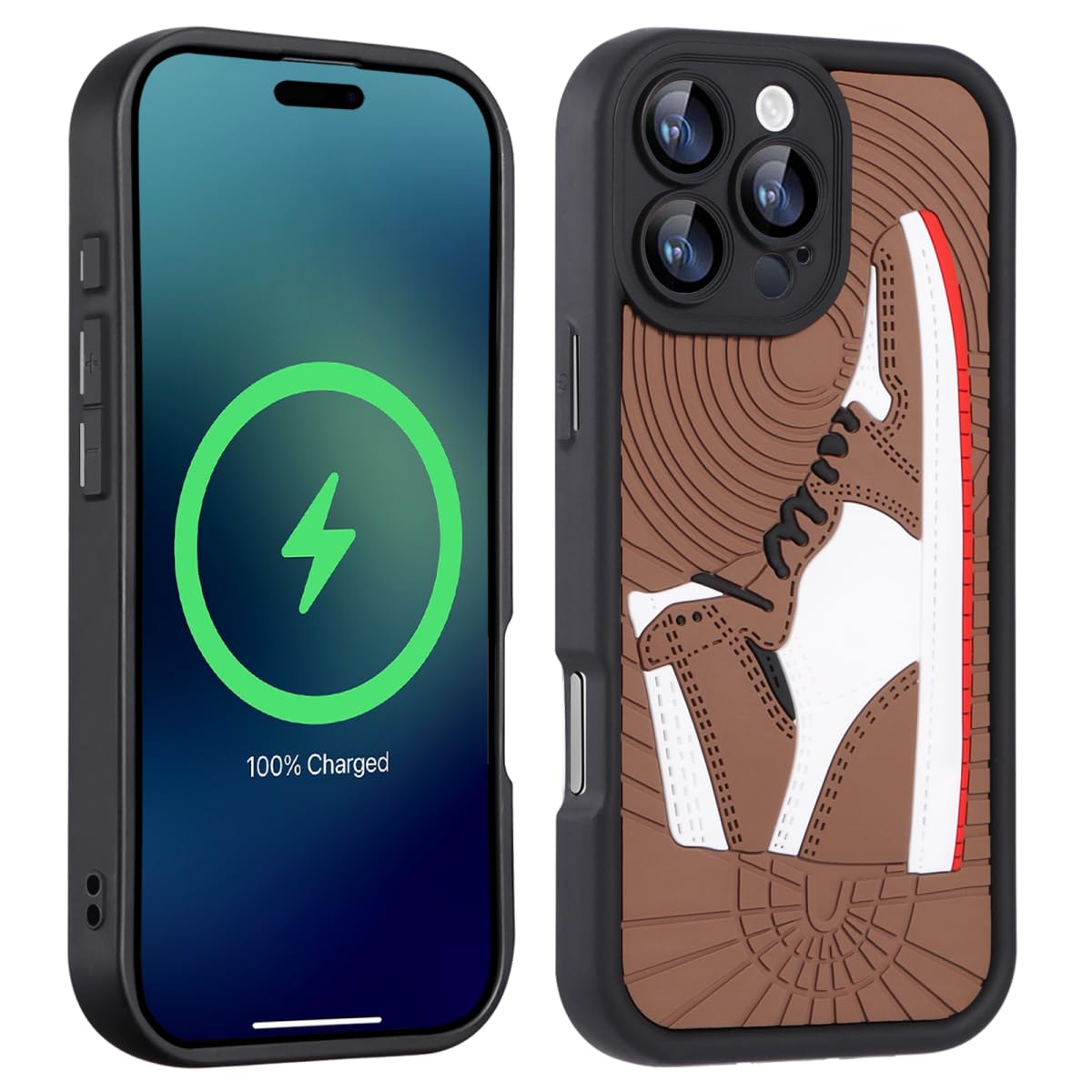 QUNQIN iPhone 16 Pro Basketball Sneaker Case