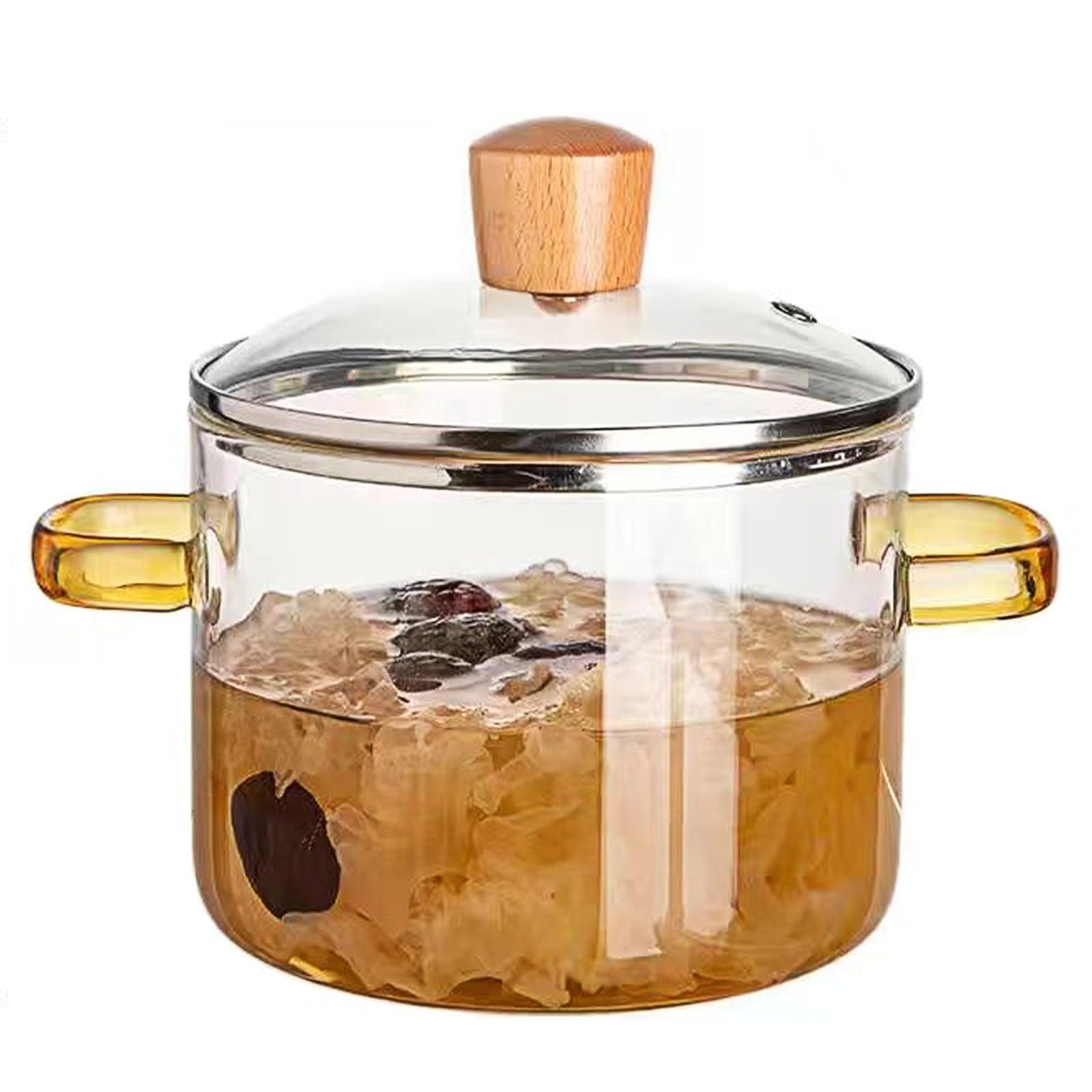 Clear Borosilicate Glass Cooking Pot Lid