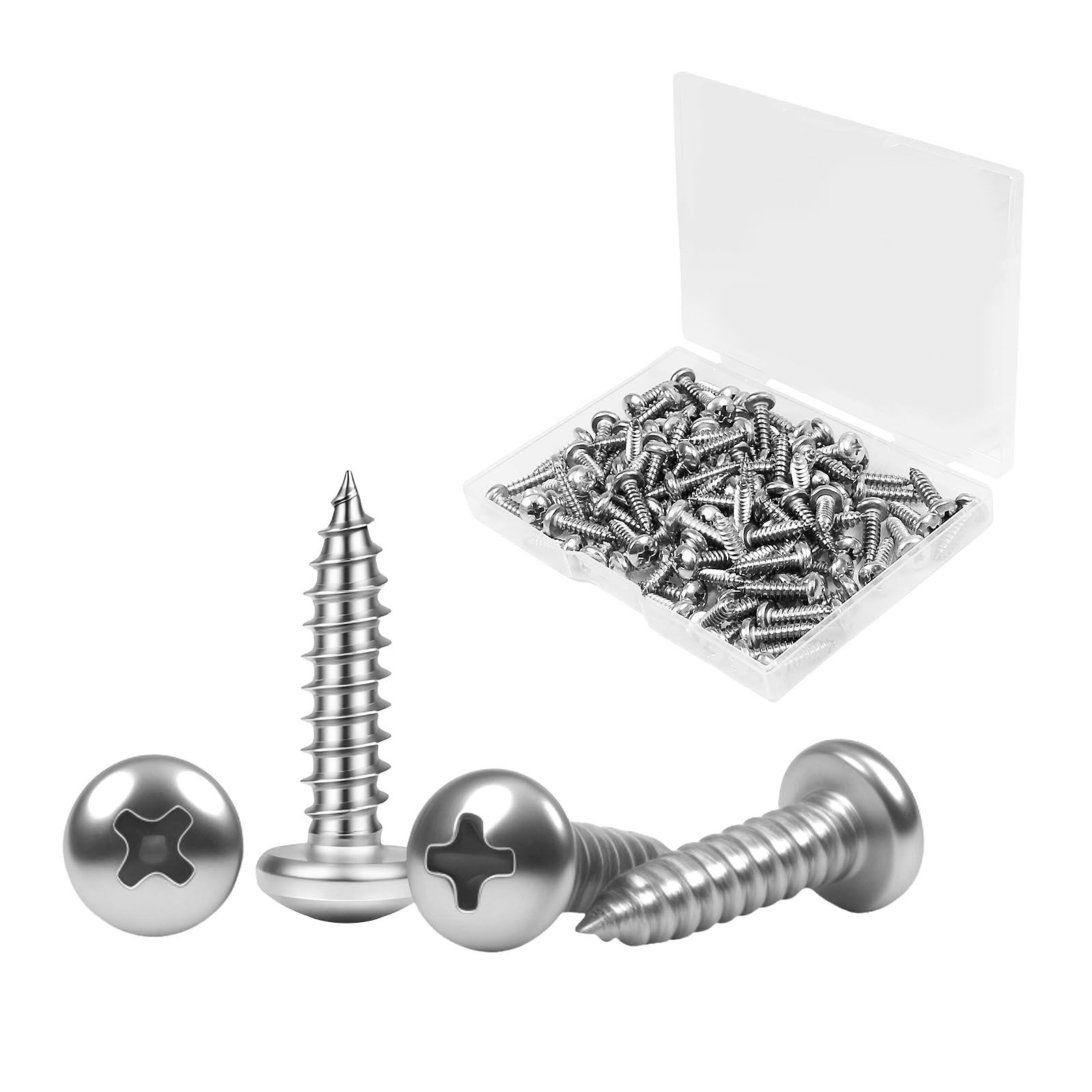 #10x3/4 Pan Head Wood Screws Stainless 110 Pack