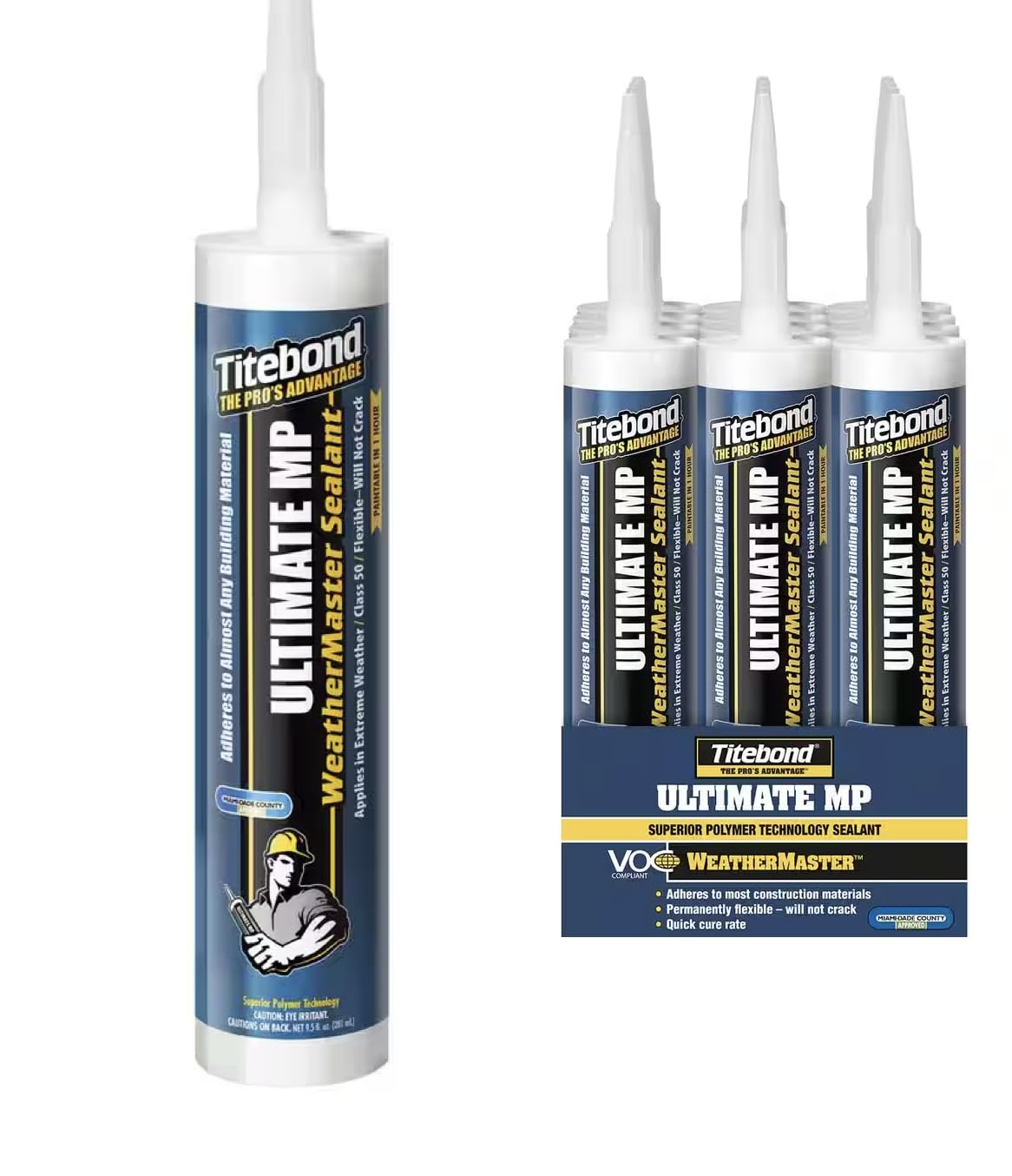 Titebond WeatherMaster Sealant Translucent 10.1oz 12-Pack