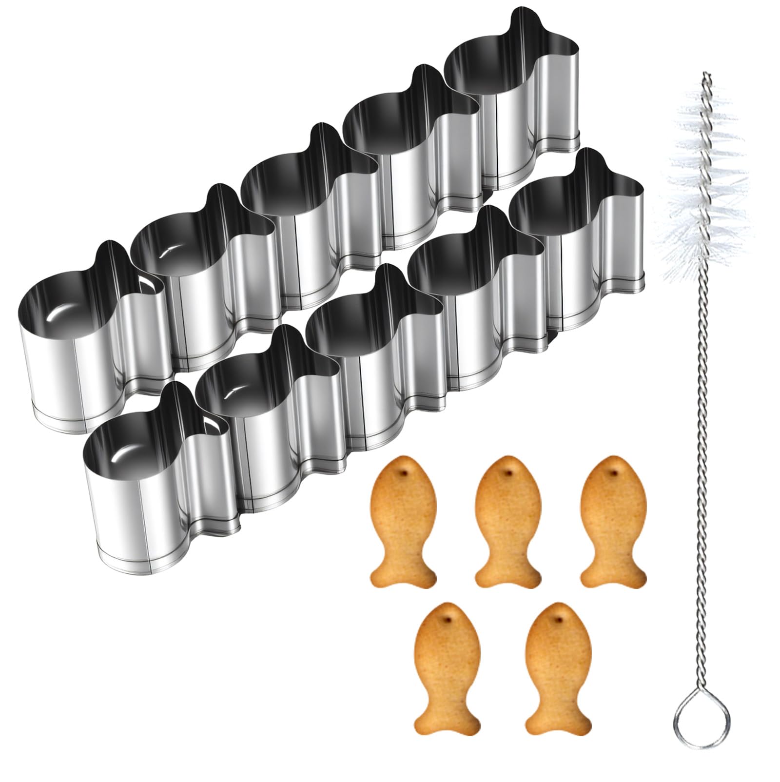 HJZHII Goldfish Cracker Cookie Cutters 2 Pack