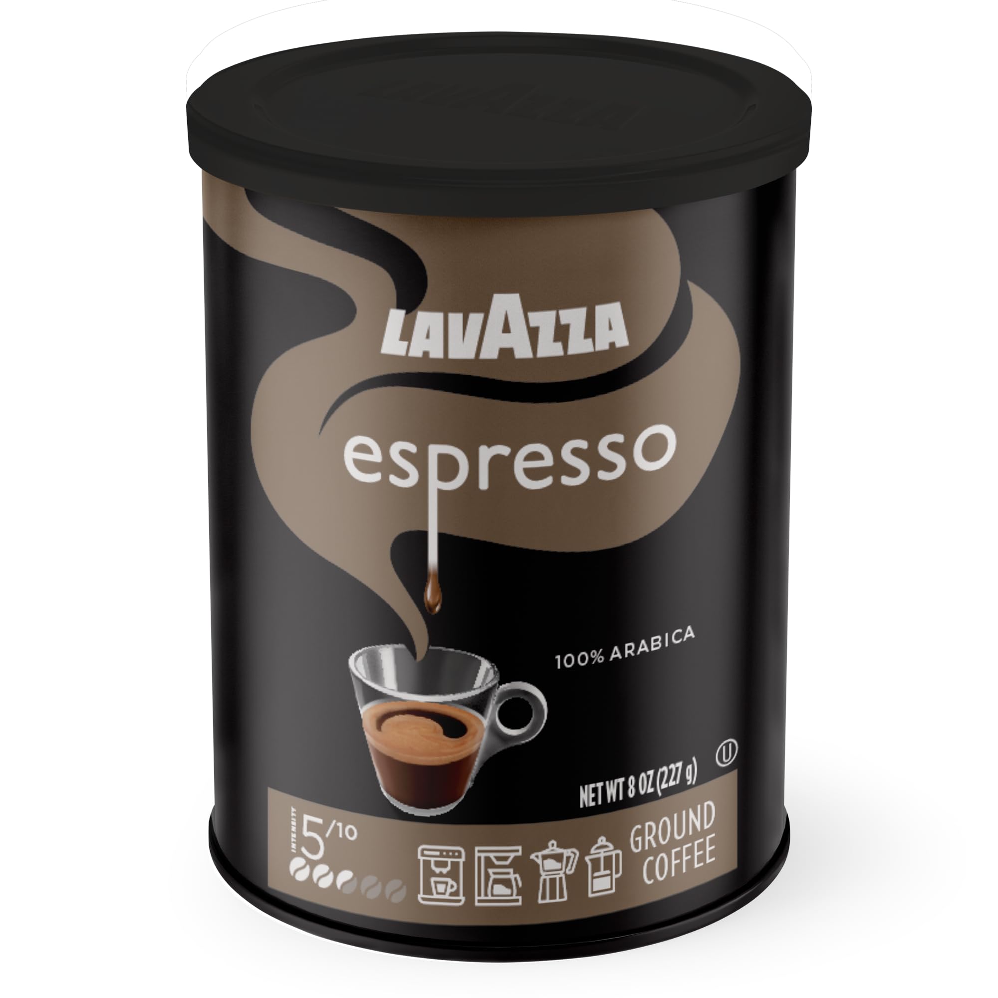 Lavazza Caffe Espresso Ground Coffee 8oz Can
