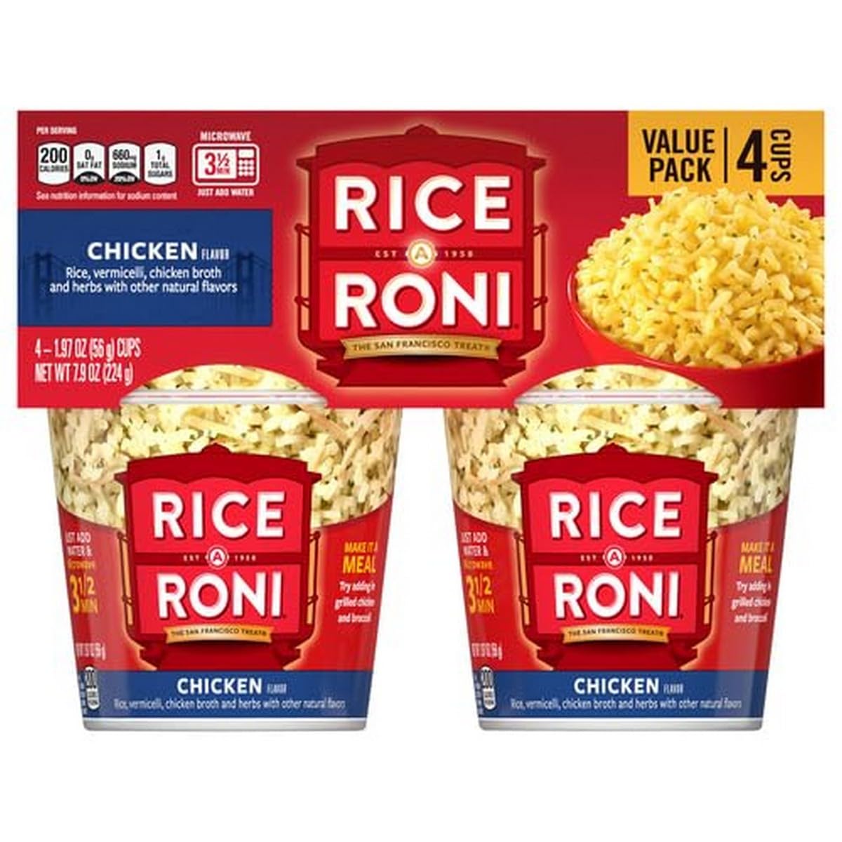 Rice-a-Roni Chicken Cups 4 Pack