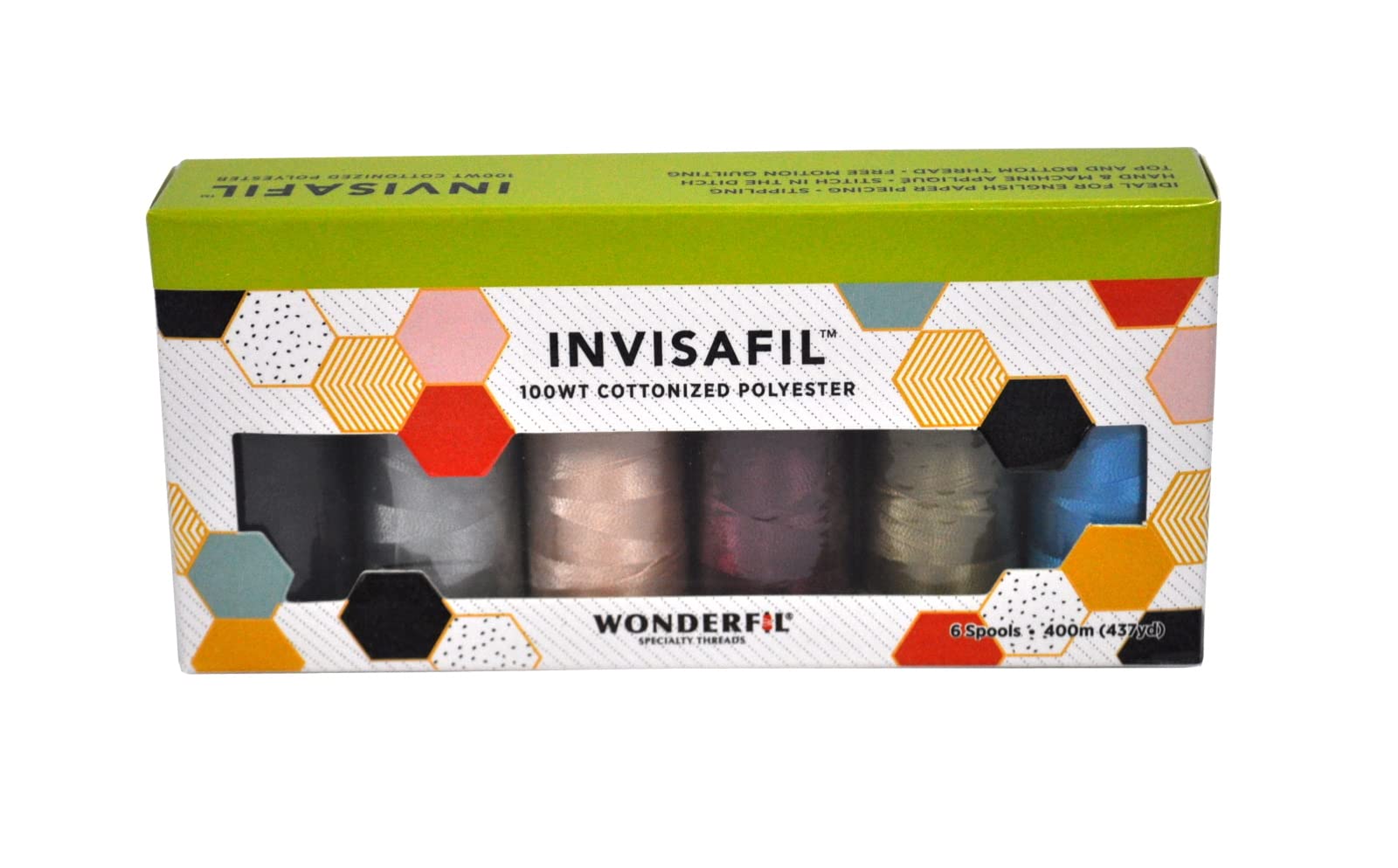 WonderFil Invisafil Thread Mini-Pack Bold Colors