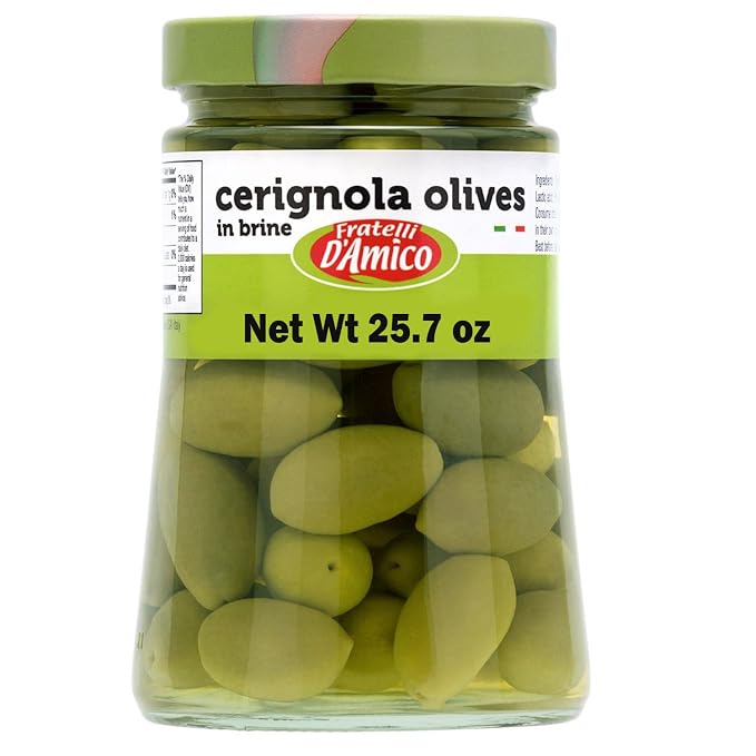 Fratelli D'Amico Cerignola Olives in Brine 25.7oz