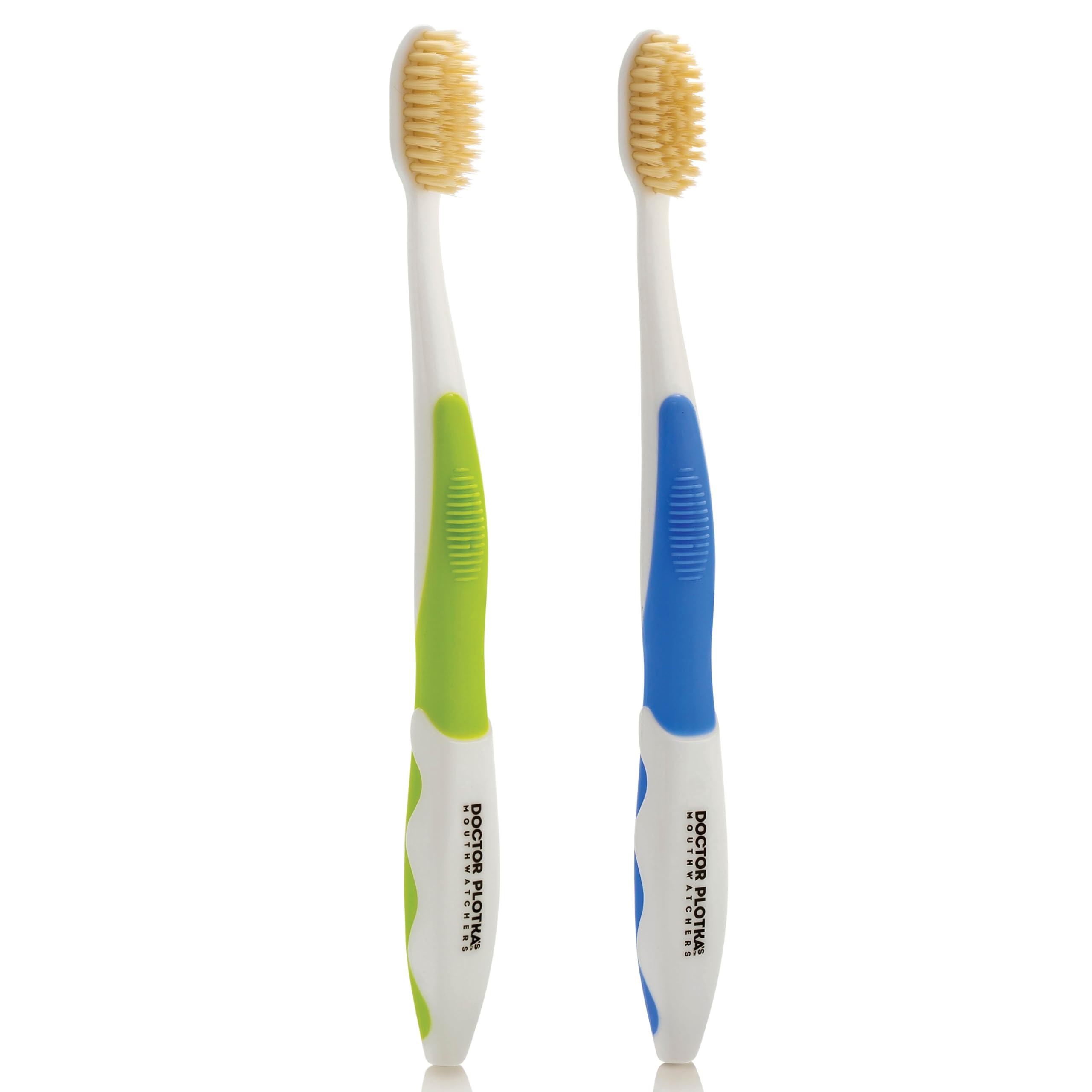 MOUTHWATCHERS Soft Flossing Adult Toothbrush 2 Pack