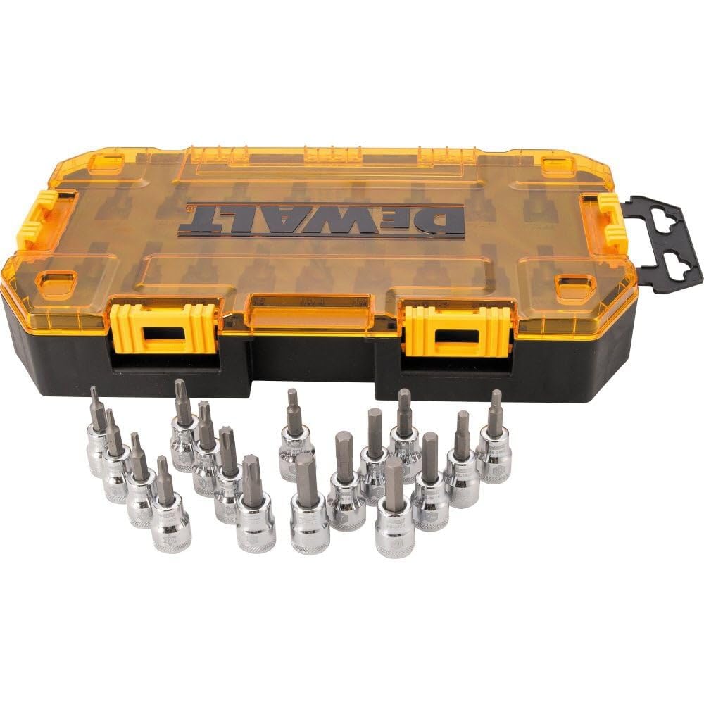 DEWALT 3/8 Inch Drive Bit Socket Set 17-Piece