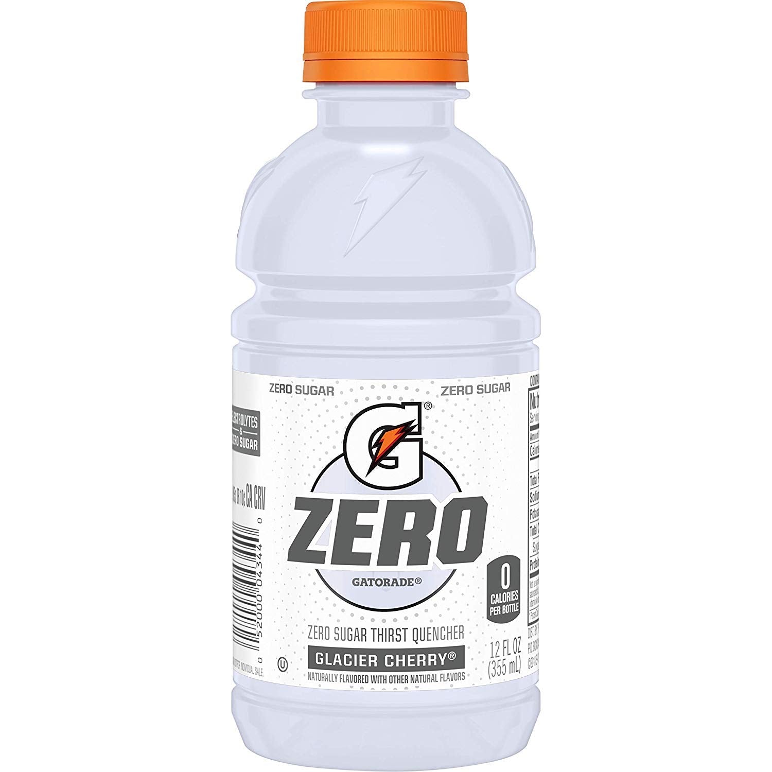 Gatorade G Zero Thirst Quencher, Glacier Cherry, 12 Ounce