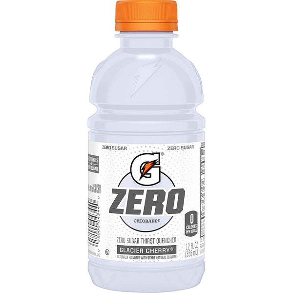 Gatorade G Zero Thirst Quencher, Glacier Cherry, 12 Ounce