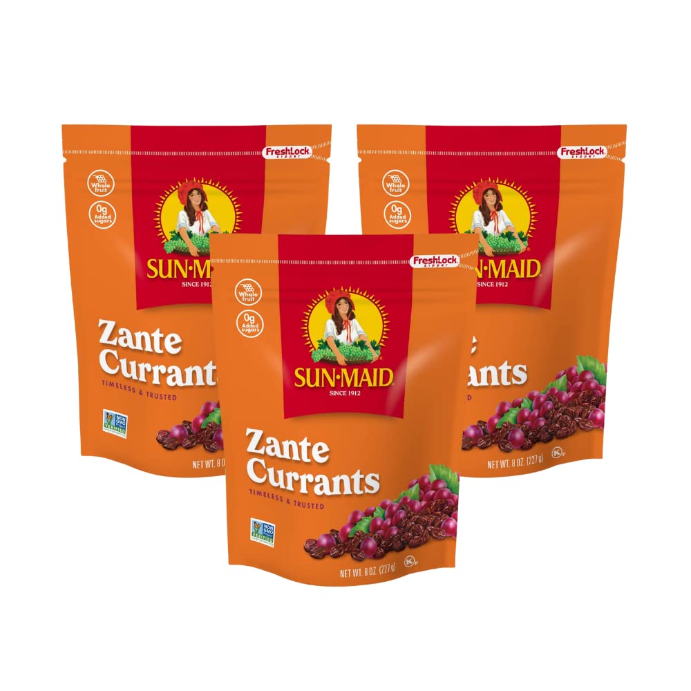Sun Maid Zante Currants 10oz 3 Boxes