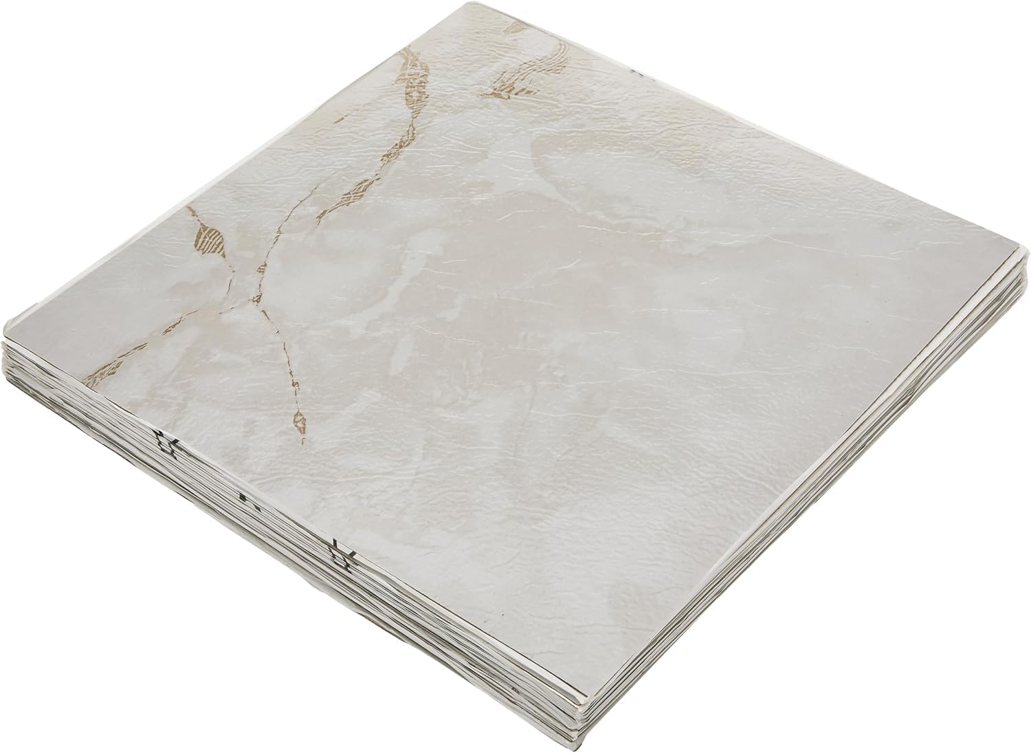 Achim Nexus Vinyl Floor Tiles Marble White Grey 20-Pack