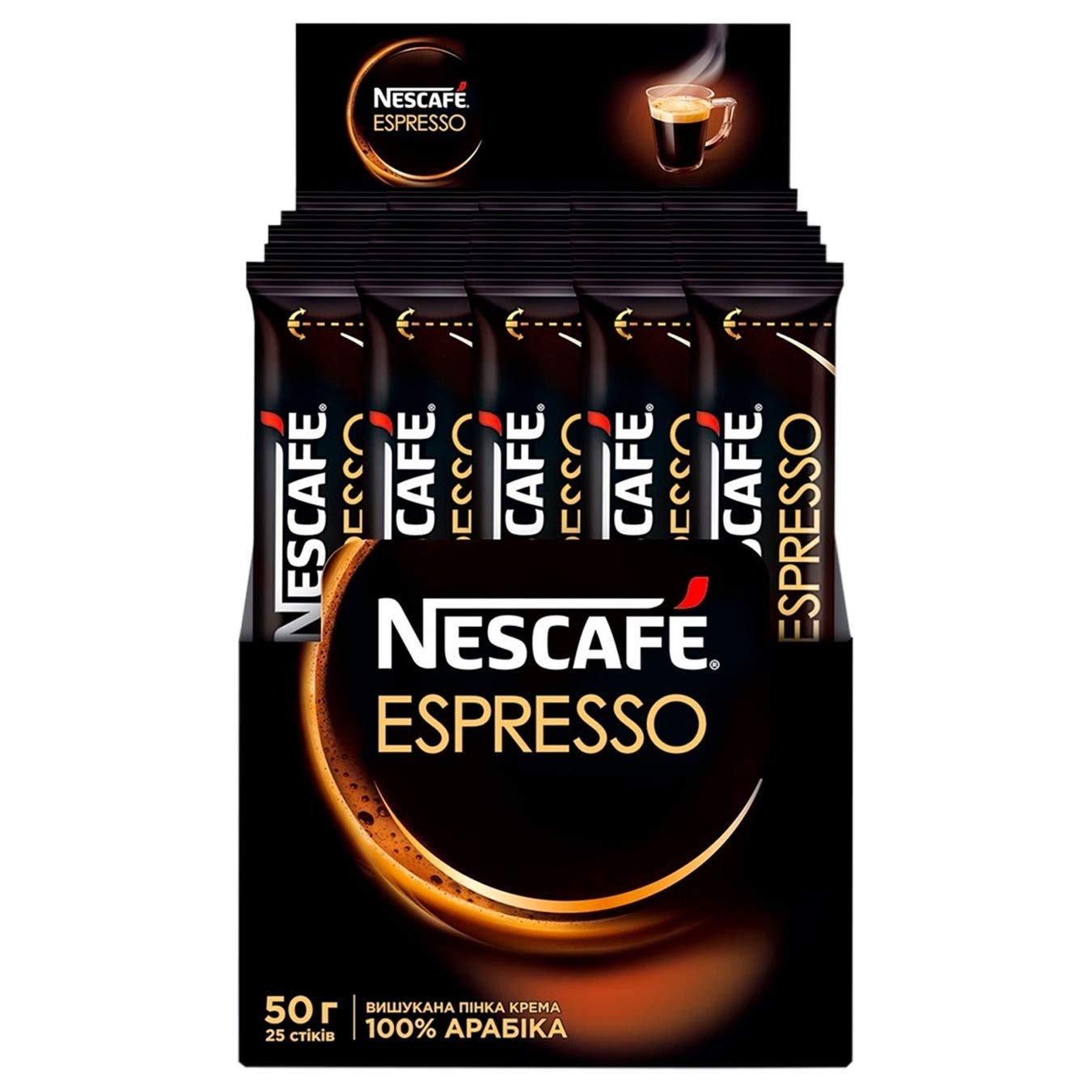 Nescafe Instant Espresso Coffee Sticks 25 Count