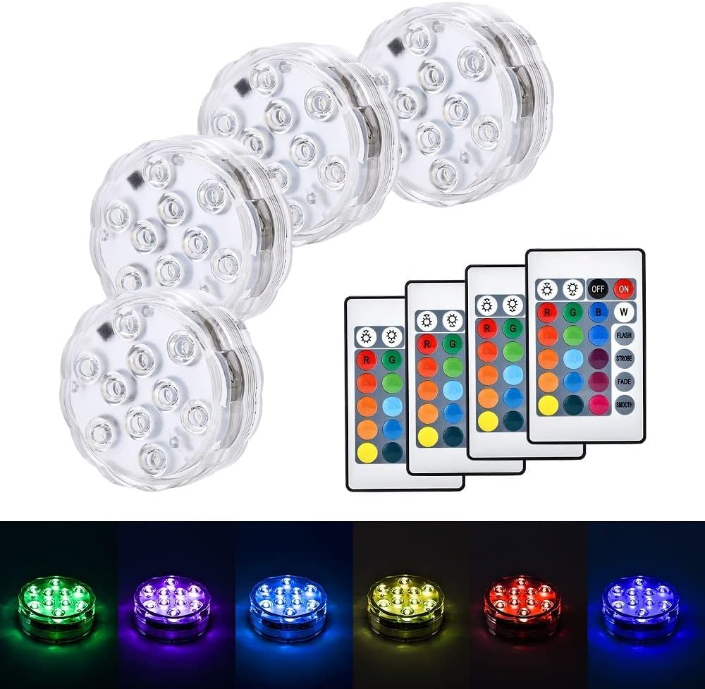 LUXJET Color Changing LED Lights with Remote
