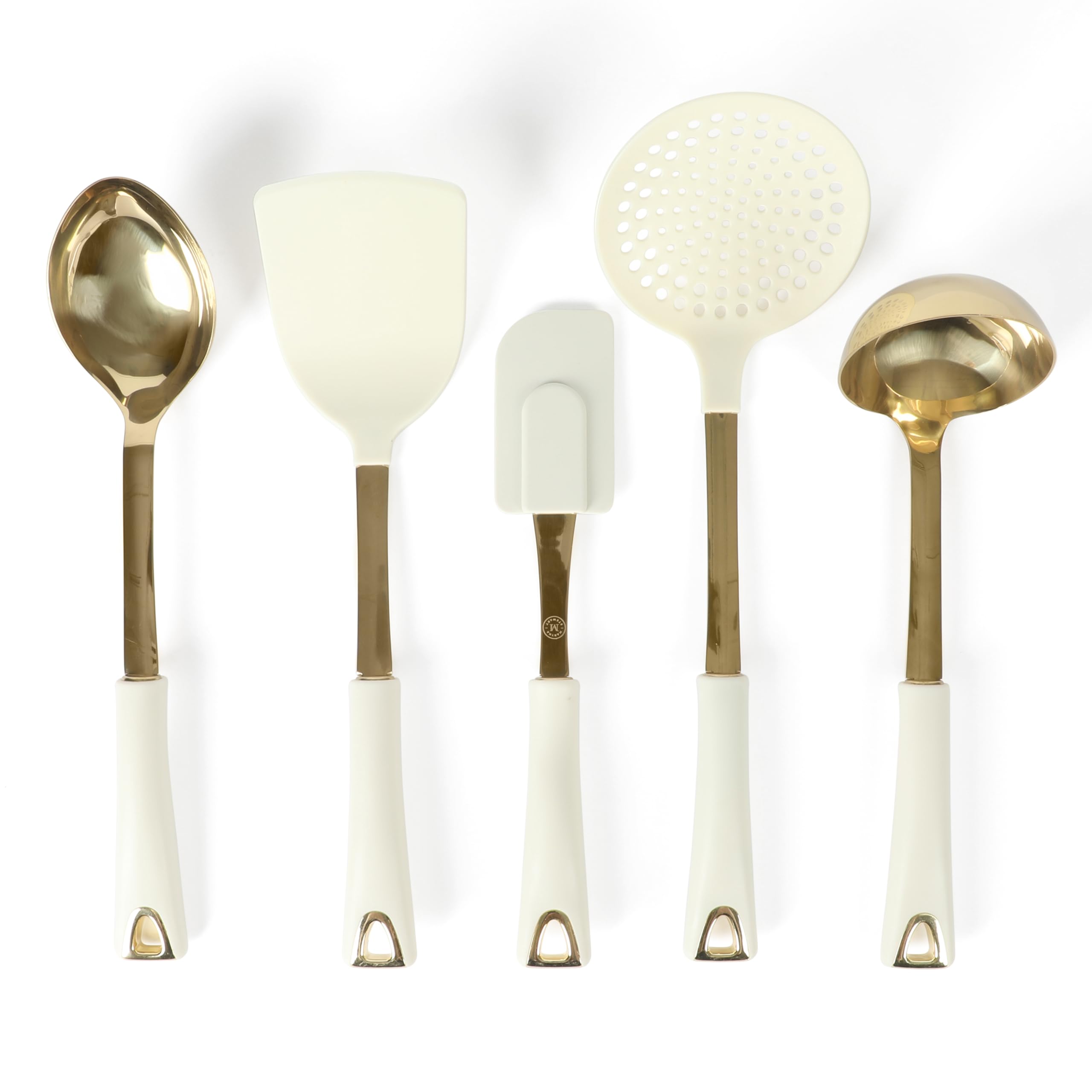Martha Stewart Linen Gold Kitchen Tools 5 Piece