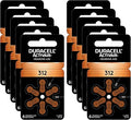 DURACELL ACTIVAIR Size 312 Hearing Aid Batteries 6 pack 1.45V
