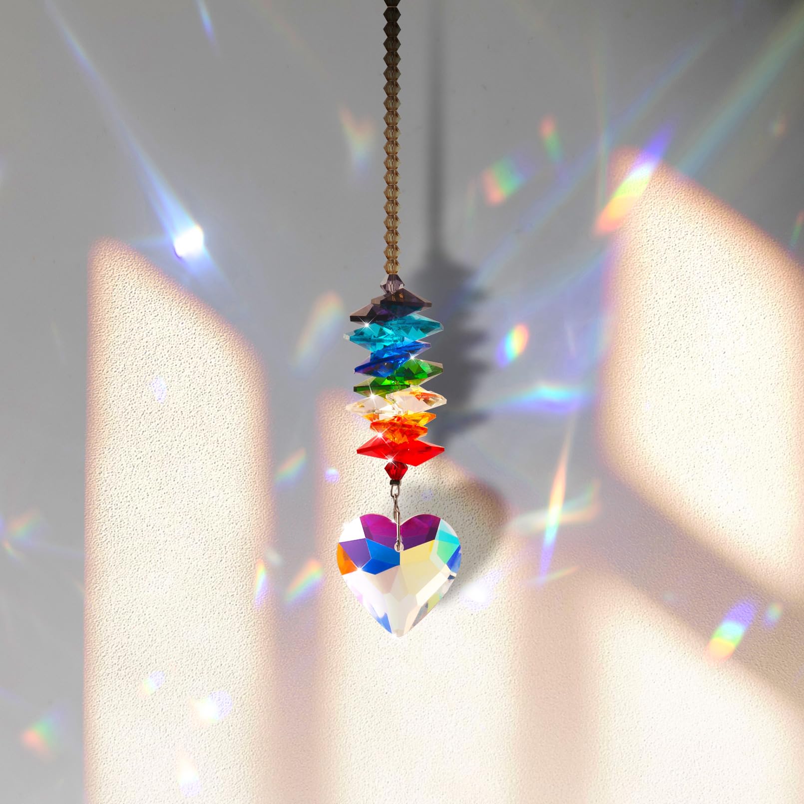 Hanging Colorful Octagonal Beads Sunshine Catcher