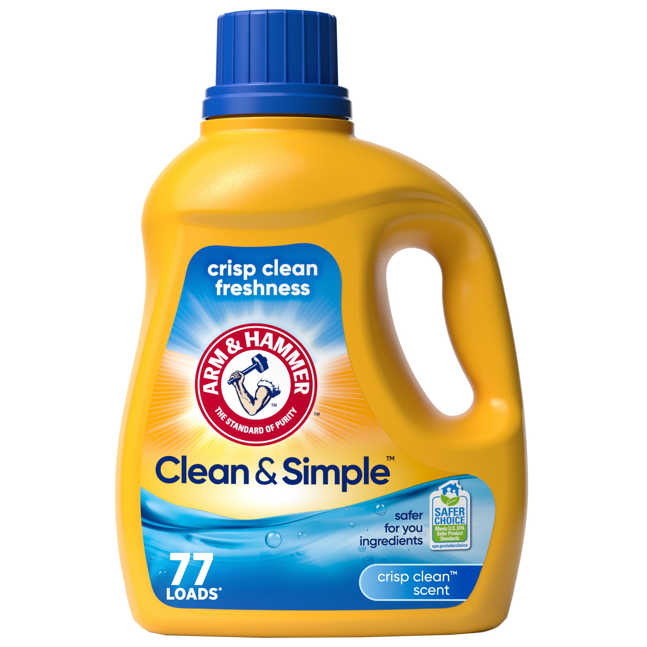 ARM & HAMMER Clean Simple Laundry Detergent 77 Loads