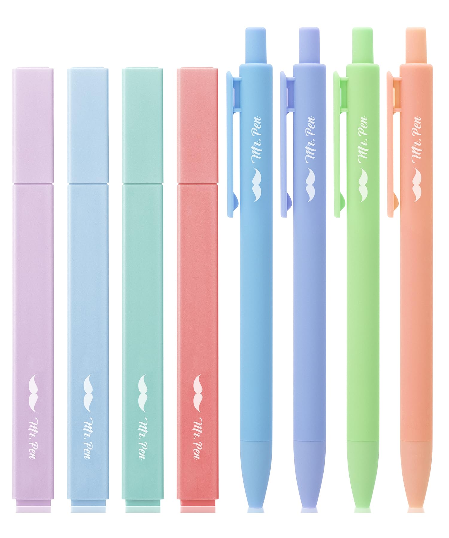 Mr. Pen Aesthetic Highlighters Gel Pens 24-Pack