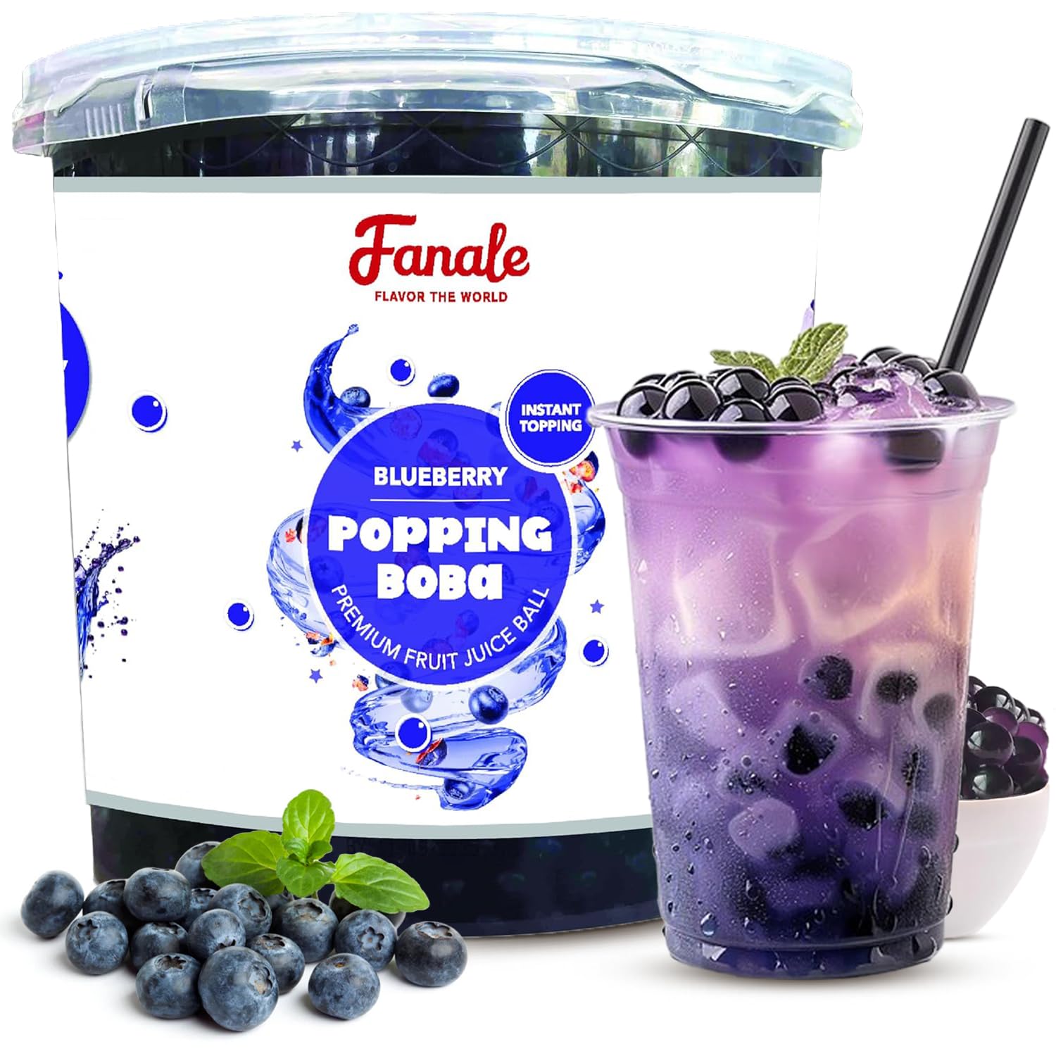 Fanale Blueberry Popping Boba