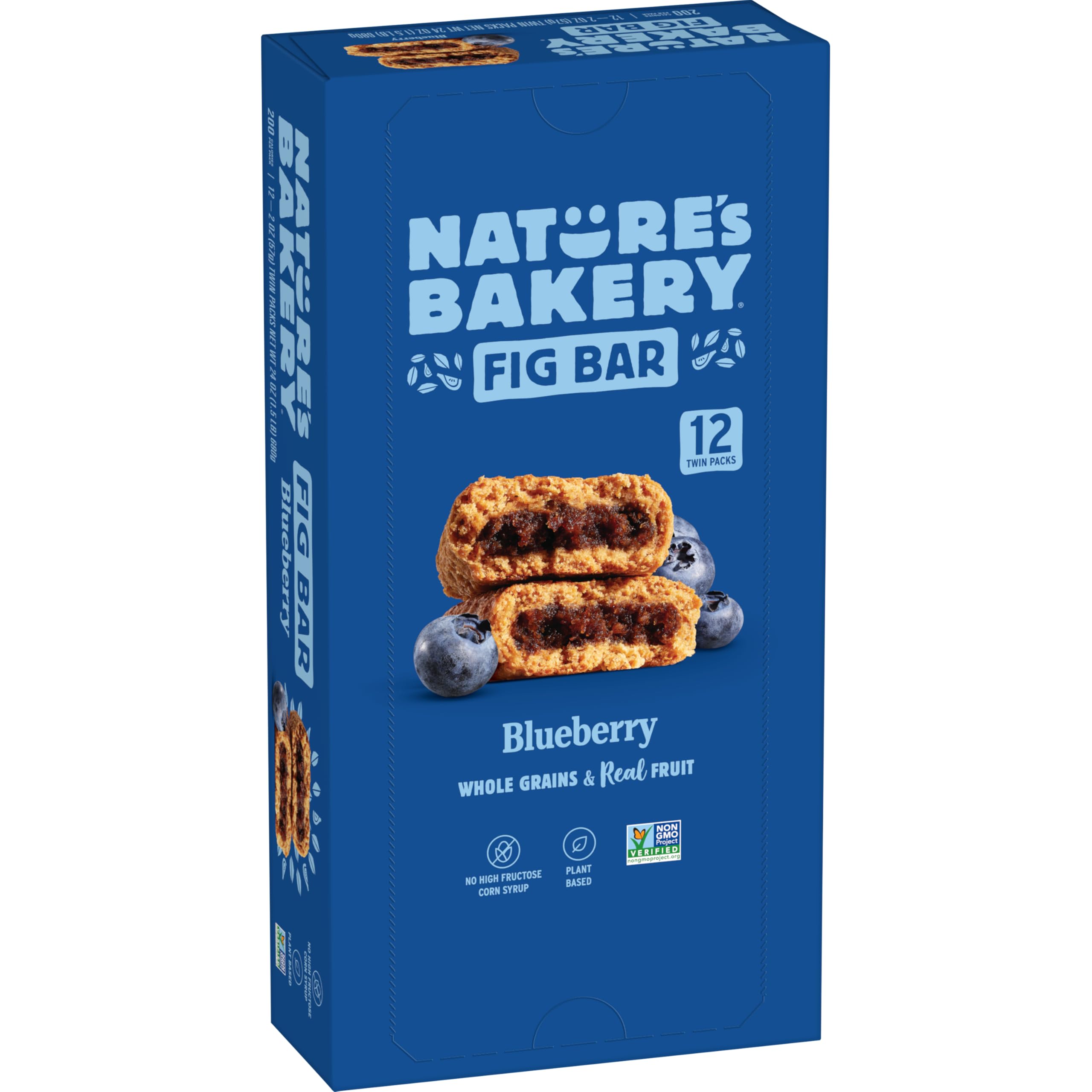 Nature's Bakery Blueberry Fig Bars 12 Twin-Packs