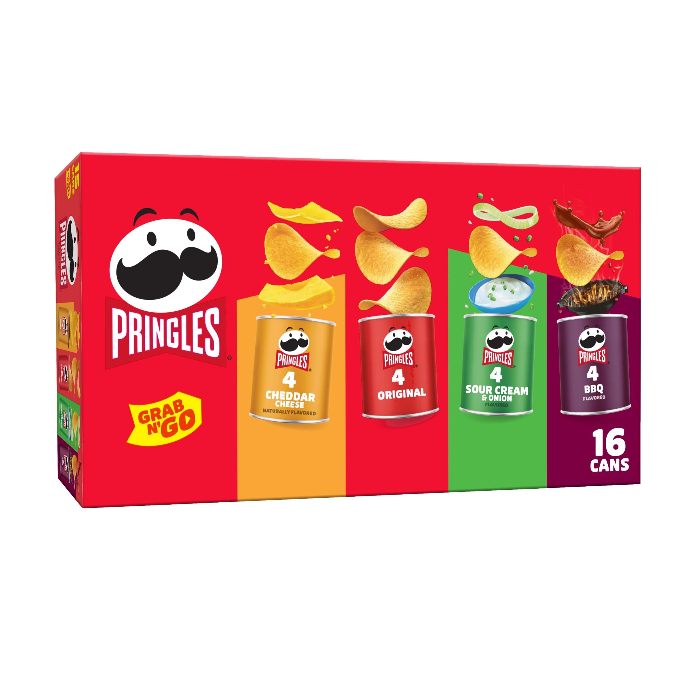 Pringles Variety Grab N' Go 16 Cans