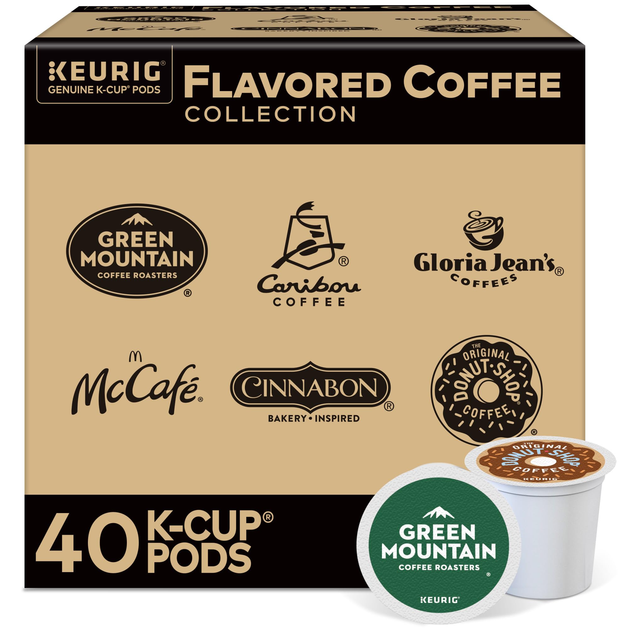 Keurig Flavored Coffee Variety Pods 40-Count