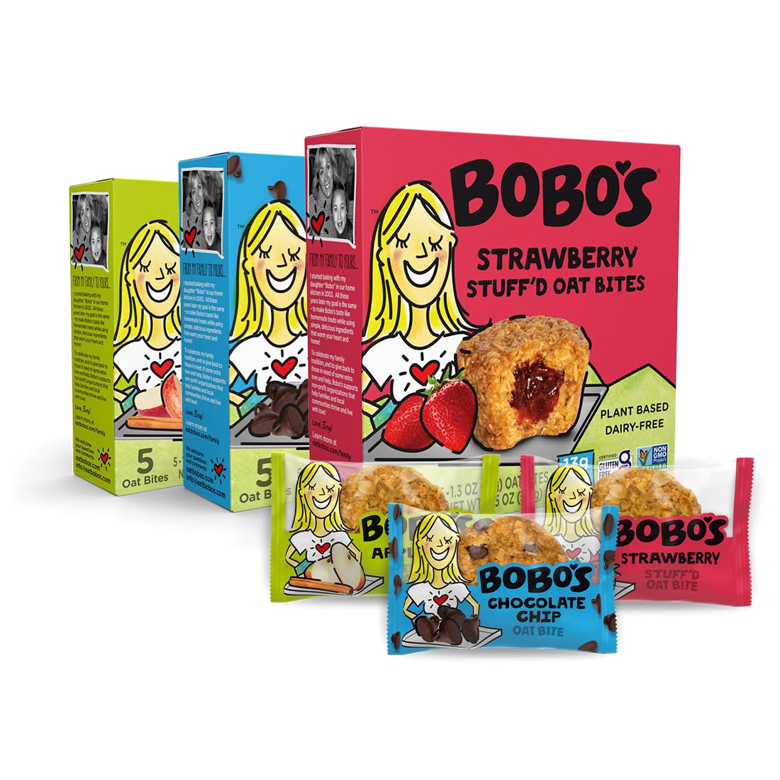 Bobo's Stuff'd Oat Bites Variety Pack 1.3oz 30 Count