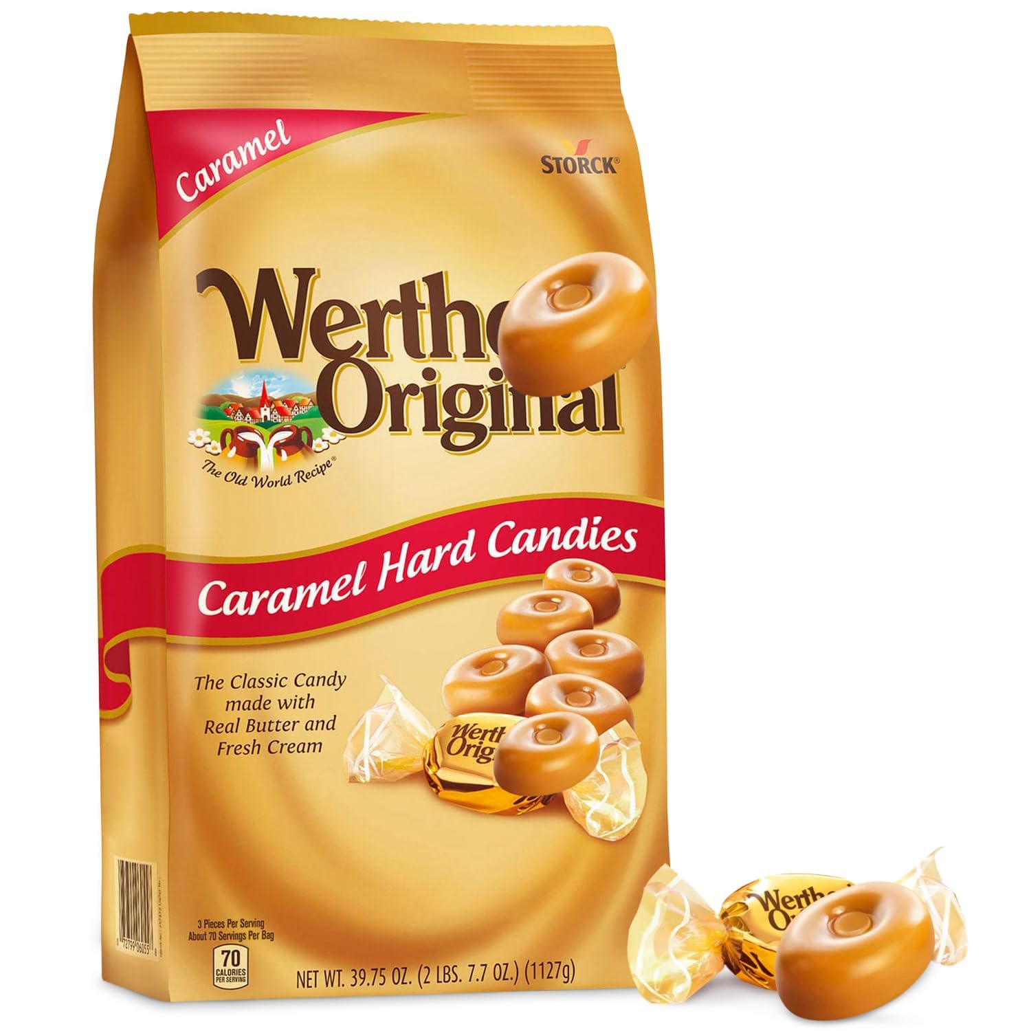 Caramel Hard Candy Bulk Pack 2.4lb