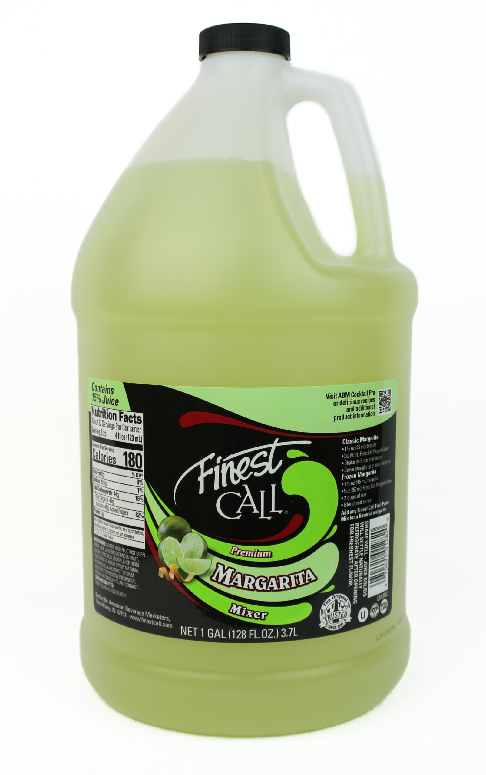 Finest Call Premium Margarita Mix Gallon Bottle