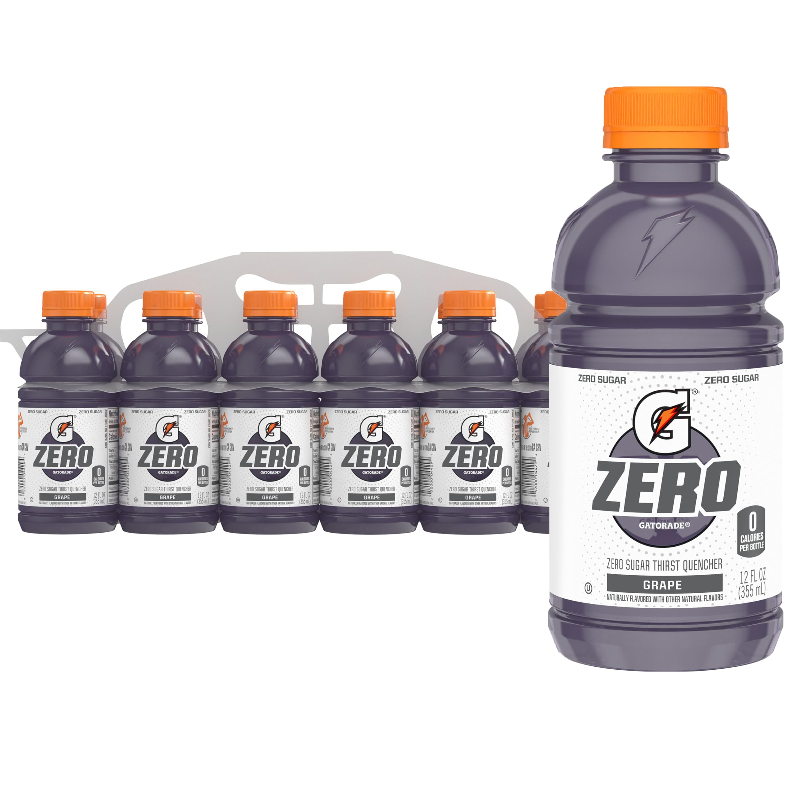 Gatorade Zero Grape Sports Drink 12oz 12 Pack
