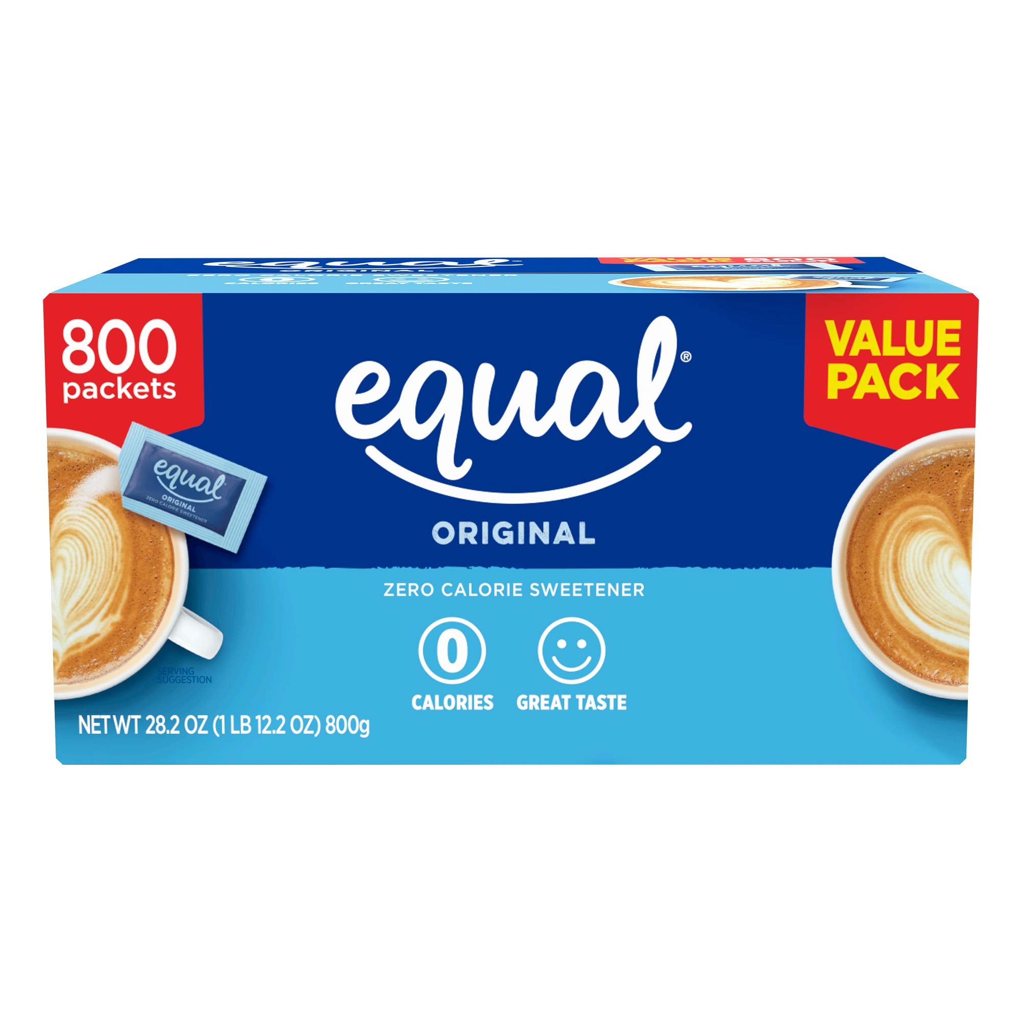 EQUAL Aspartame Acesulfame-K Packets 800-Count