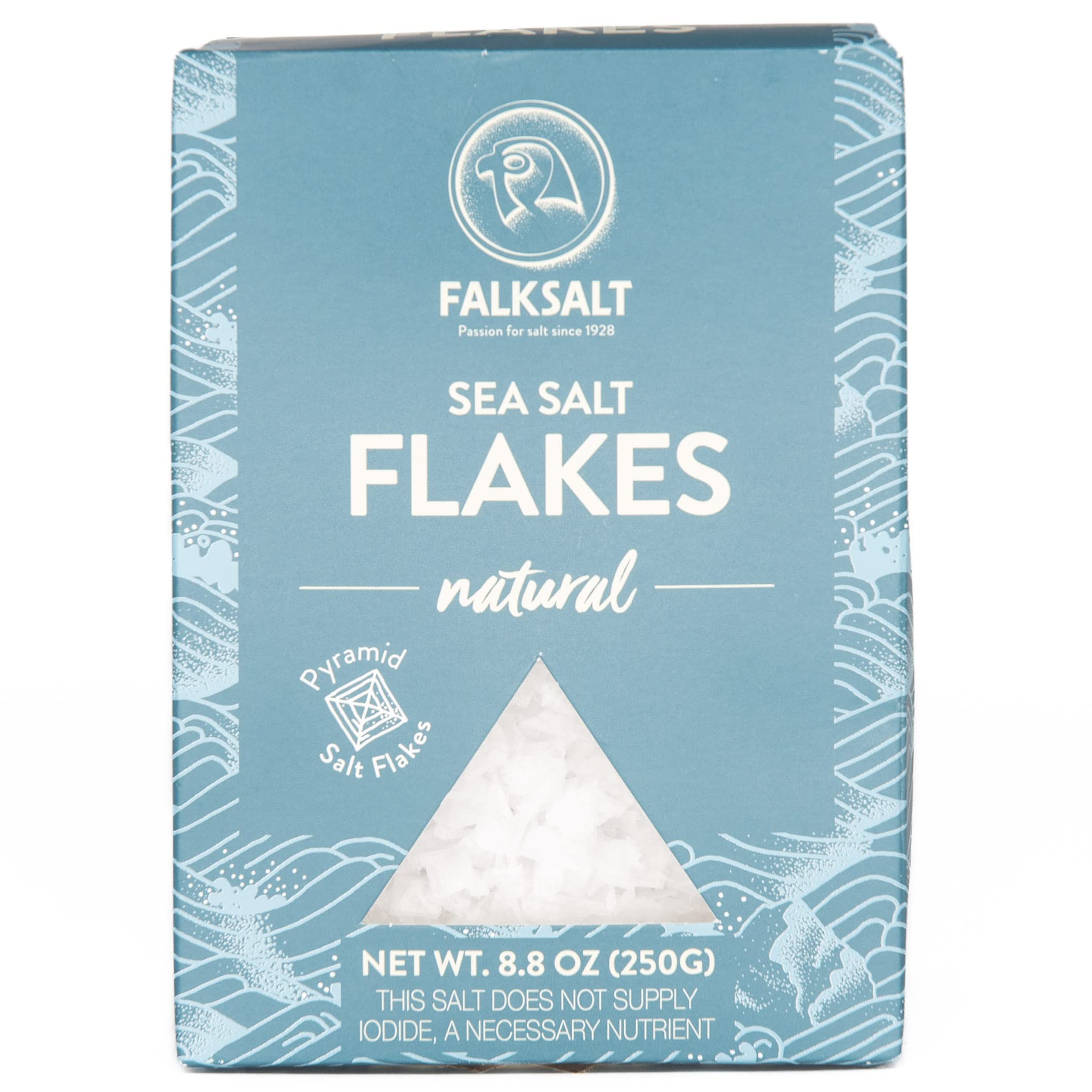 Falksalt Organic Sea Salt Flakes Box 8.8oz