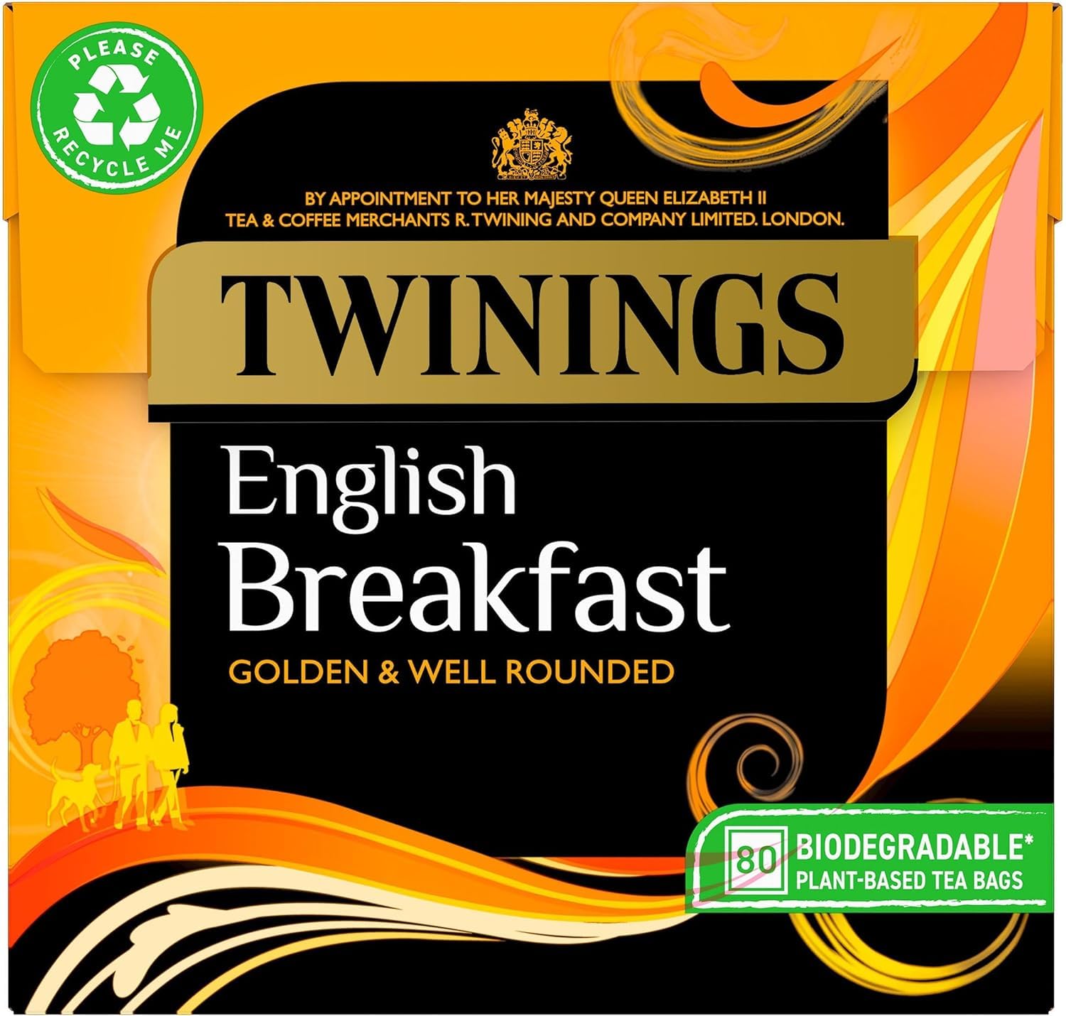 Twinings English Breakfast Plant Based Tea 80 Bags