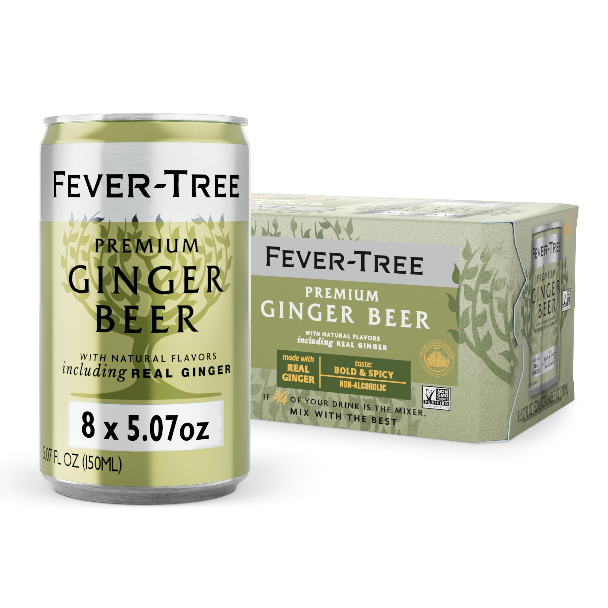 Fever-Tree Ginger Beer 5.1oz Cans 8-Pack