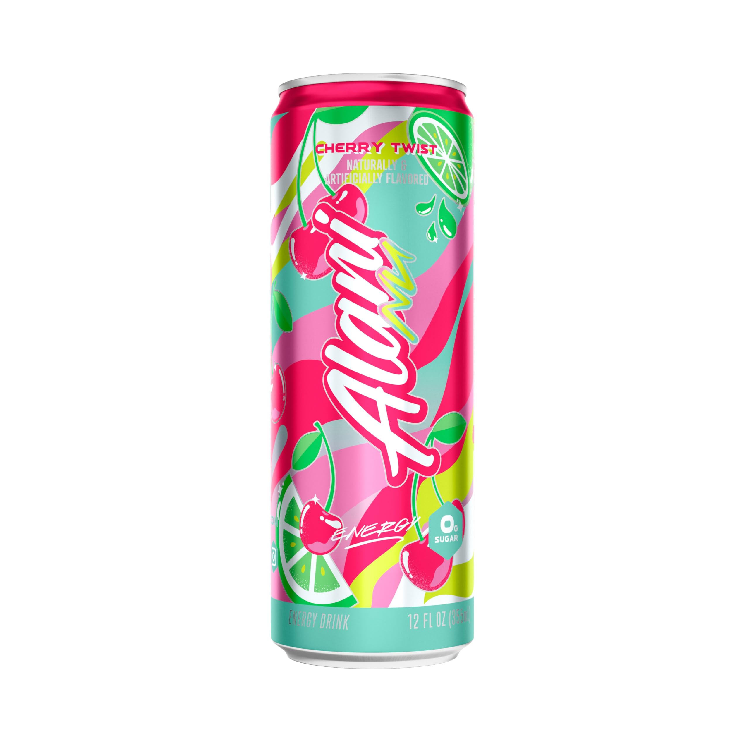 Alani Nu Cherry Twist Sugar Free Energy Drink Can, 12oz