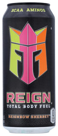REIGN Total Body Fuel, Reignbow Sherbet, Fitness & Performance Drink, 16 Fl Oz