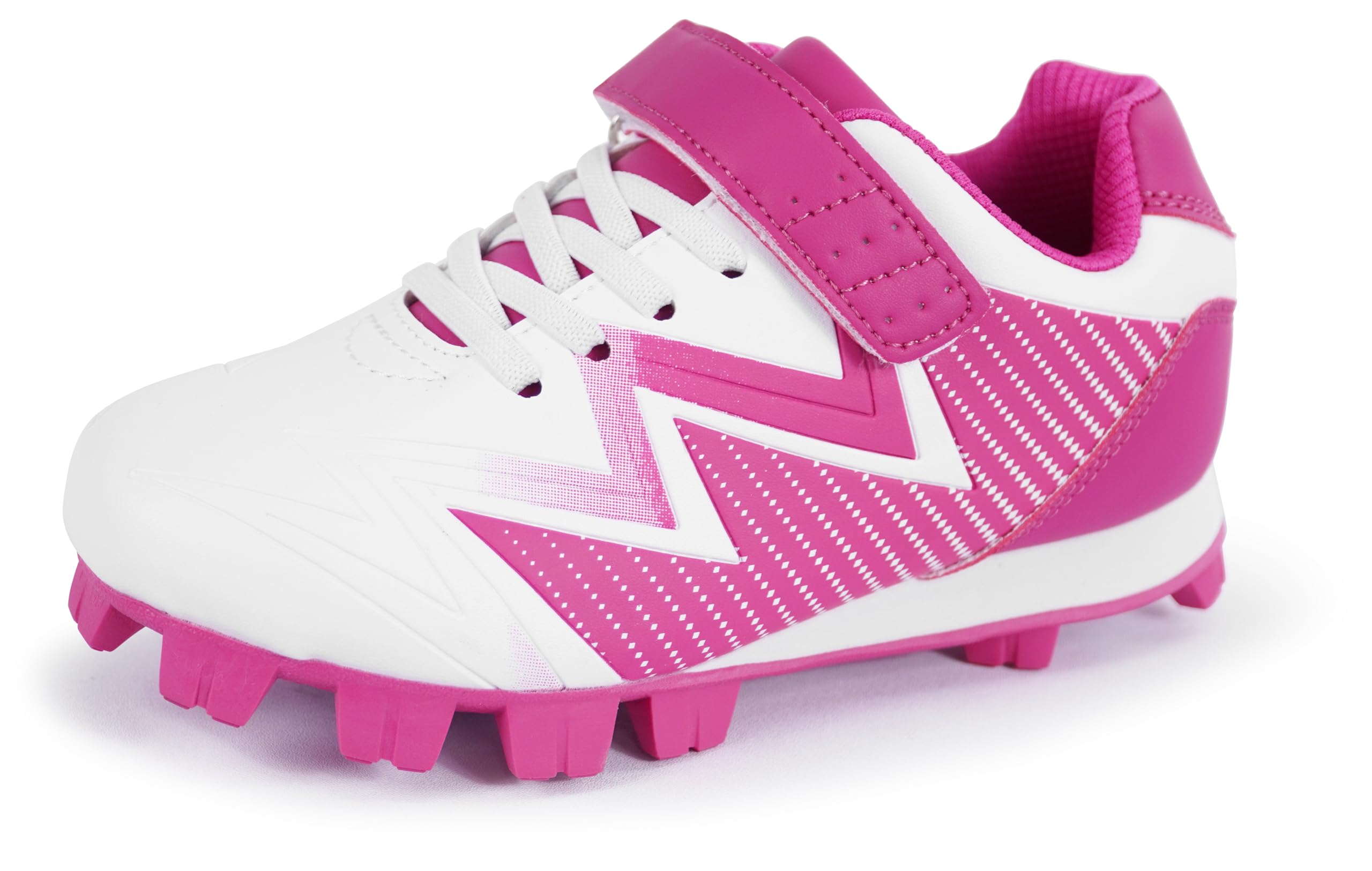 Sooneeya Kids Low-Top Turf Softball Shoes Rose Size 5 Big Kid