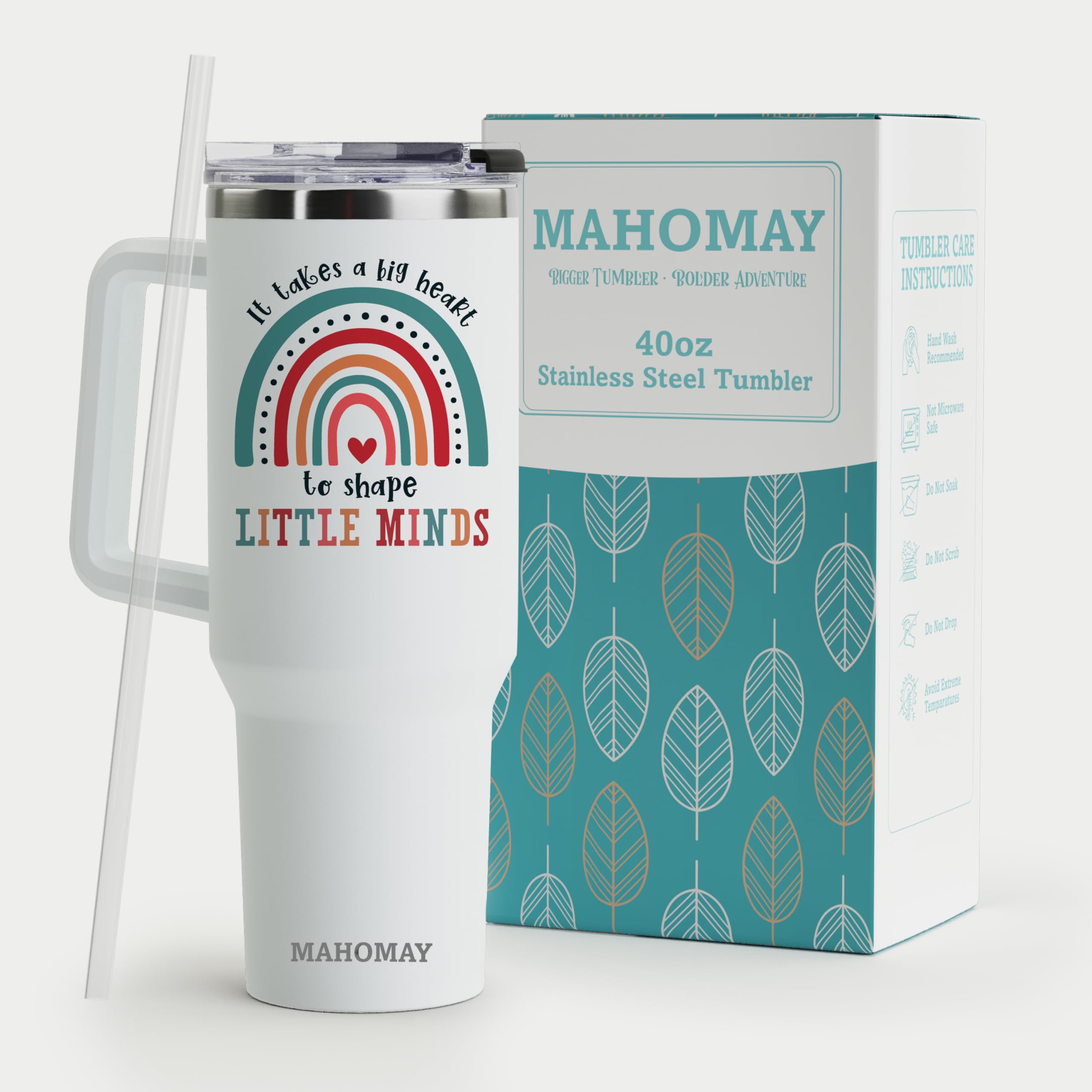 Insulated Stainless Teacher Coffee Tumbler 40oz