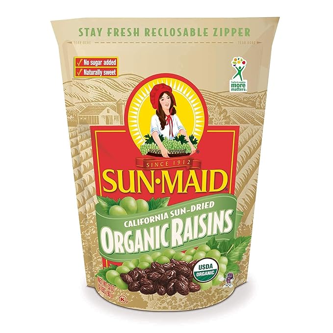 Sun-Maid Natural California Sun Dried Raisins- Dried Fruit Snacks- Healthy Snacks for Kids - 320z