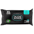 DUDE Wipes Mint Chill Flushable Wipes 48 XL 7x7in Wipes 99% water, extra large flushable butt wipes Ultra refreshing tea tree oil, vitamin E and aloe. Septic safe