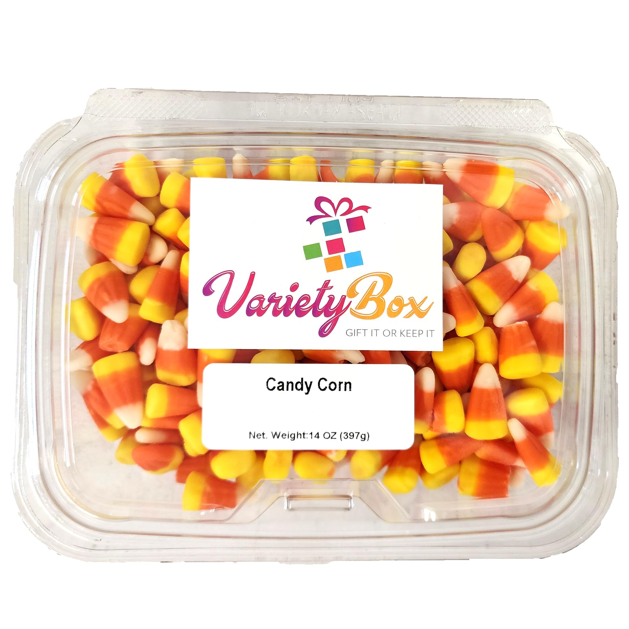 Candy Corn Classic Tri-Color Container 14oz