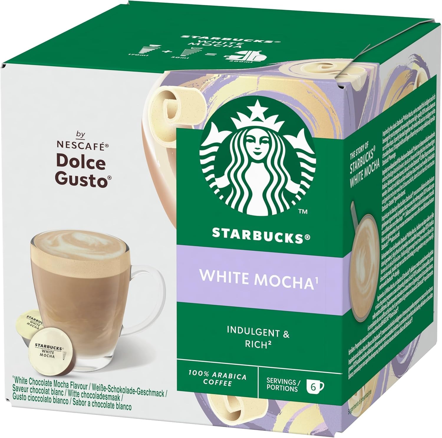 NESCAF… Dolce Gusto Starbucks White Mocha Pods 12 Count