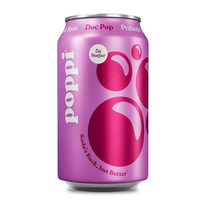 Poppi Prebiotic Soda, Doc Pop, 12 Fl Oz