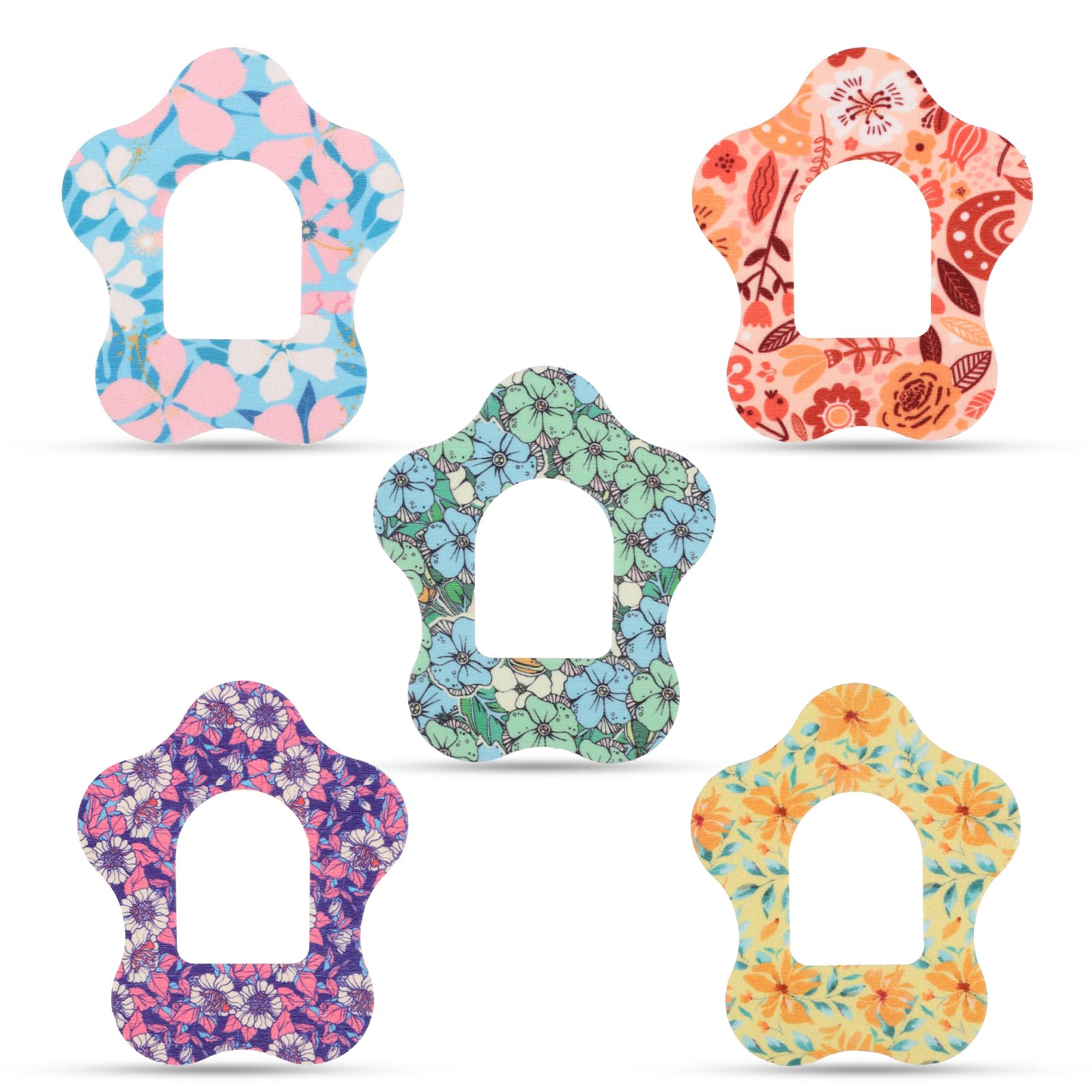 Adhesive Patches for Omnipod Waterproof Flower 25-Pack
