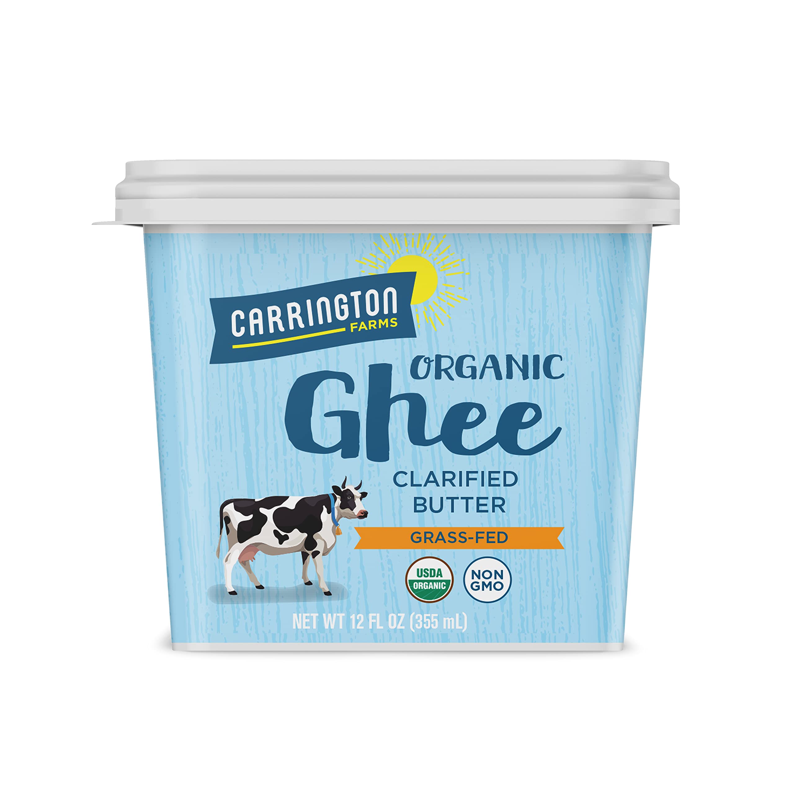 Carrington Farms Organic Grass Fed Ghee 12oz